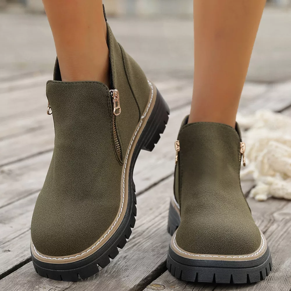 Side Zipper Ankle Boots, image 11