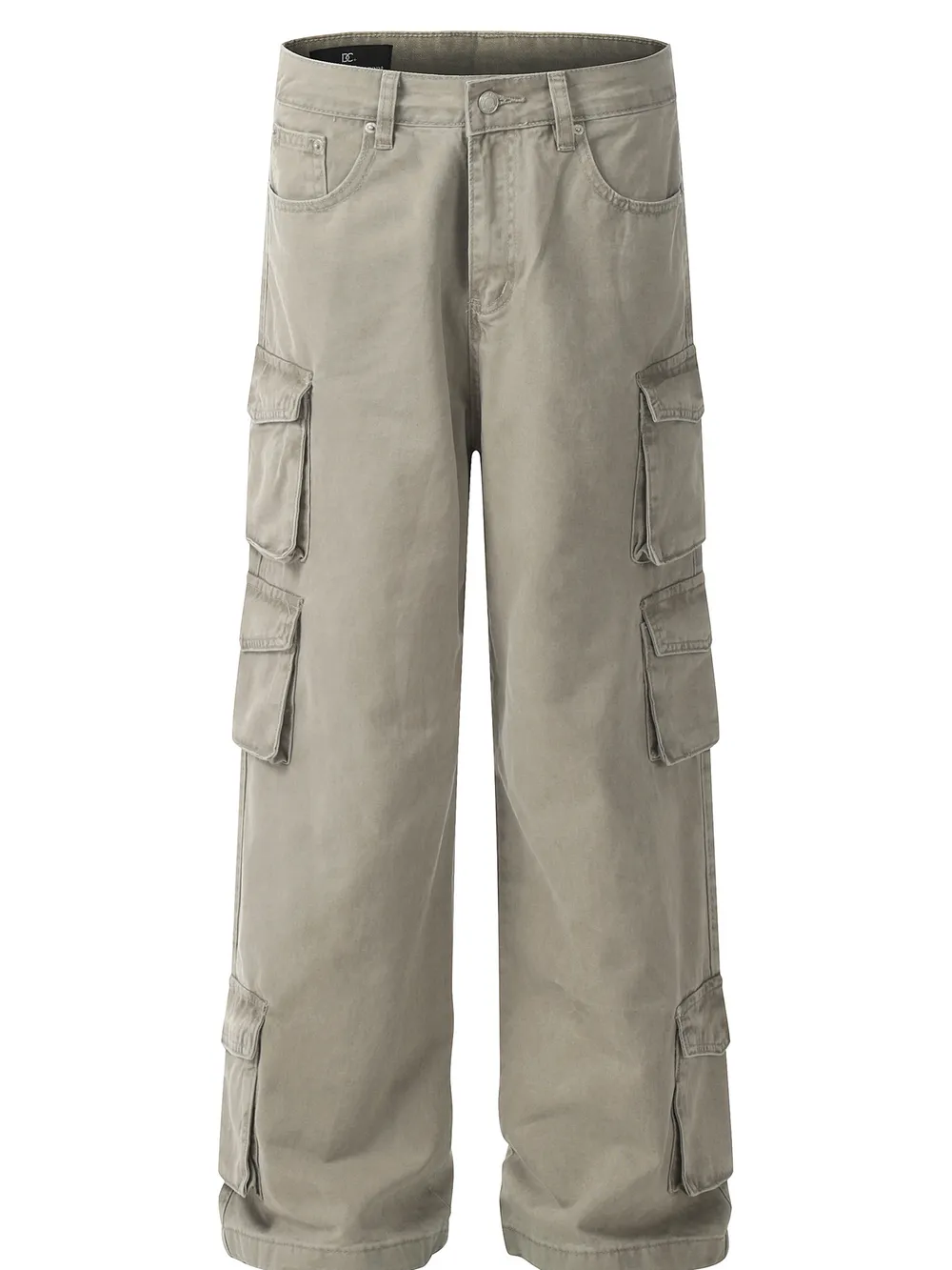 Men's Wide Leg Multi-Pocket Cargo Pants, image 4