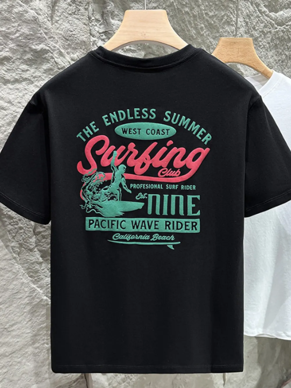 Men's Plus Size Graphic Round Neck Short Sleeve T-Shirt