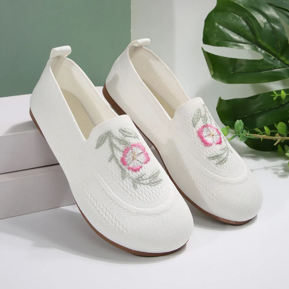 Embroidered Mesh Slip-Ons, image 14