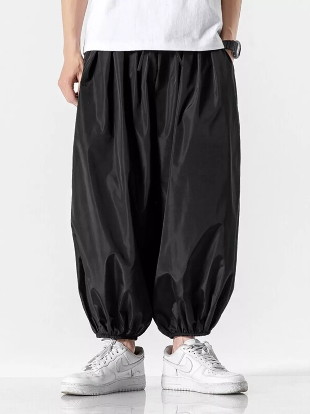 Men's Plus Size Loose Fit Harem Pants