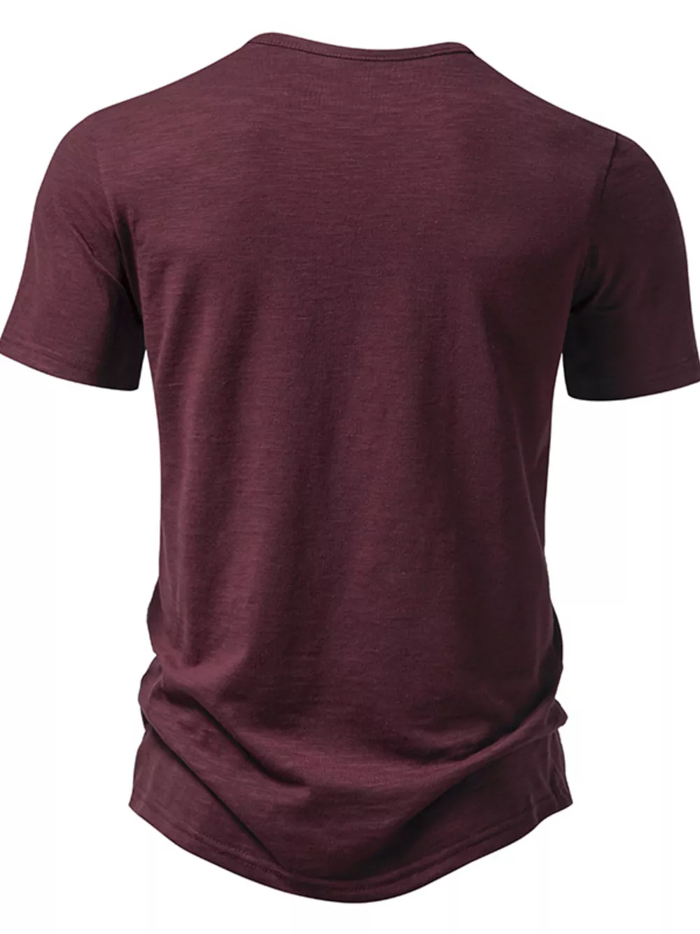 Men's Casual Button Detail T-Shirt, image 3