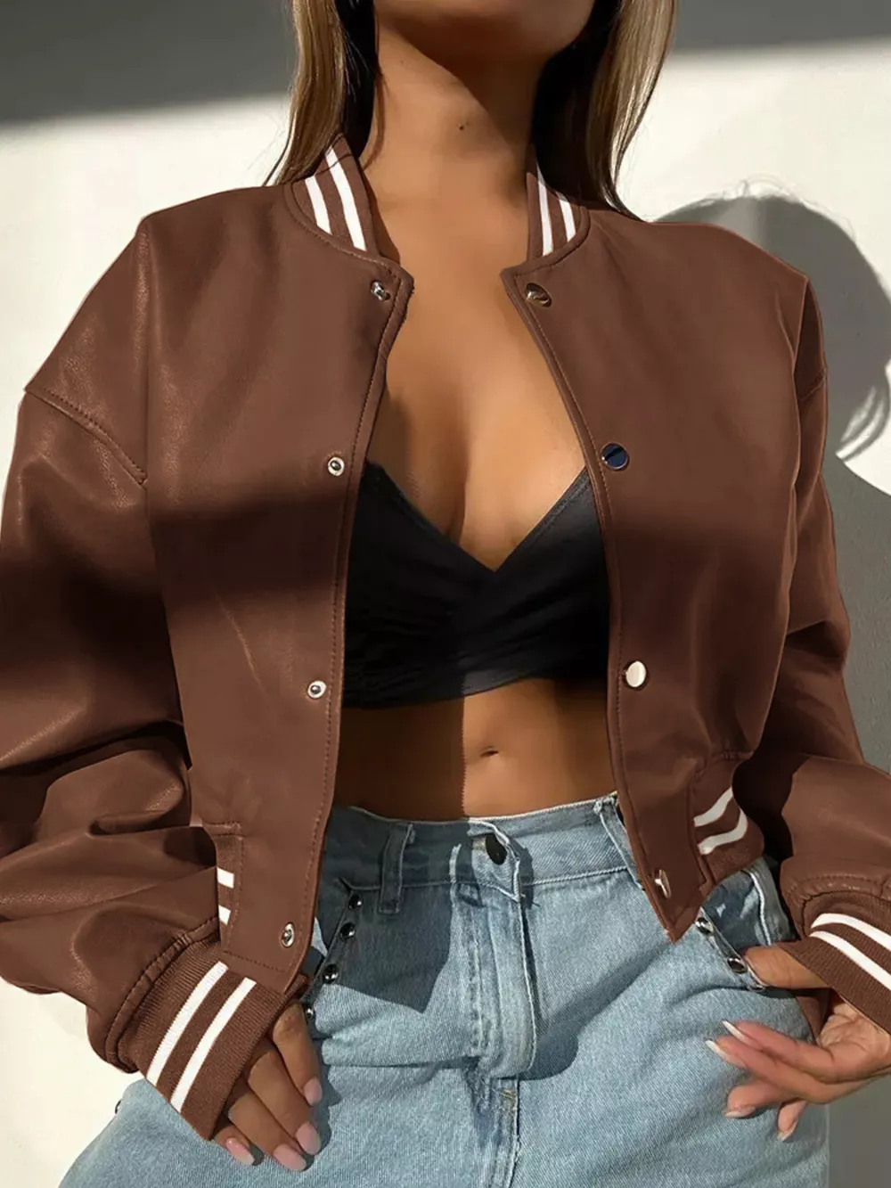 Snap Down Long Sleeve Jacket, image 12
