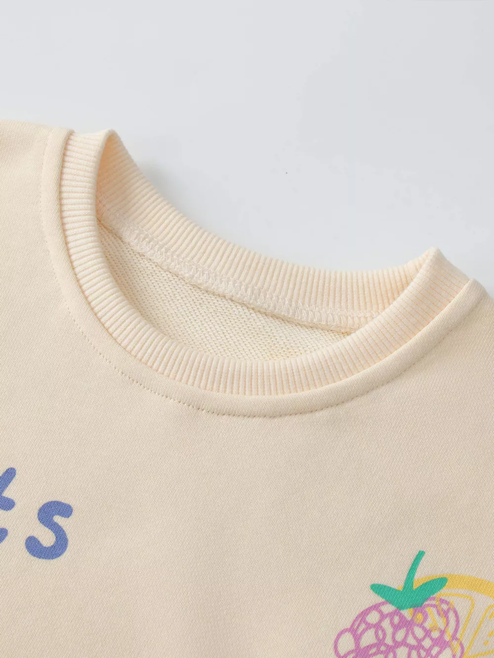 Children's Fun Fruits Graphic Crewneck Sweatshirt, image 3