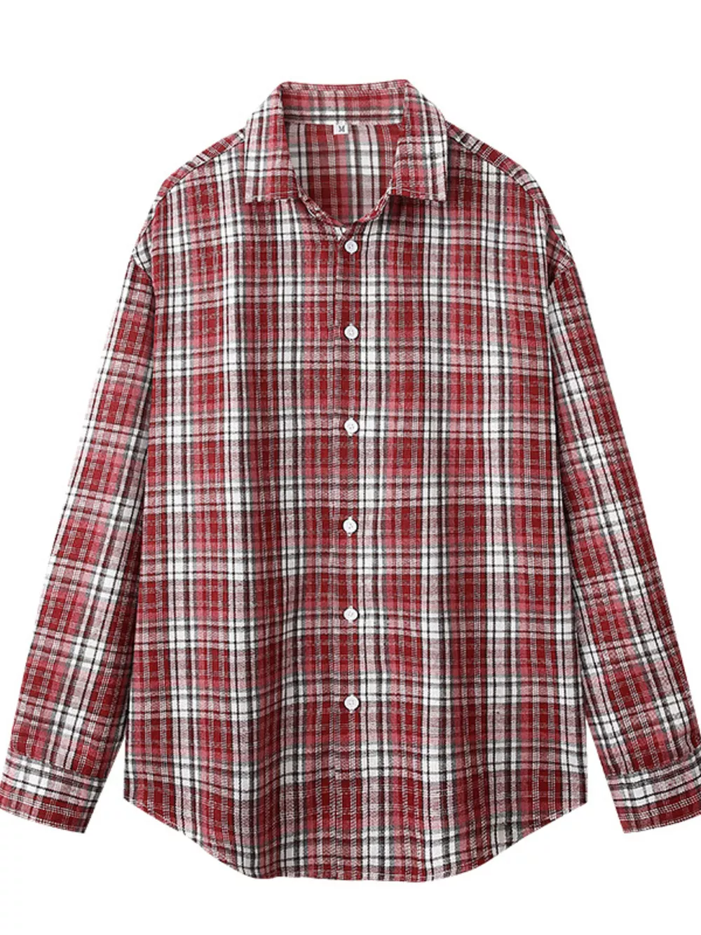 Men's Plus Size Casual Plaid Button Up Shirt, image 9