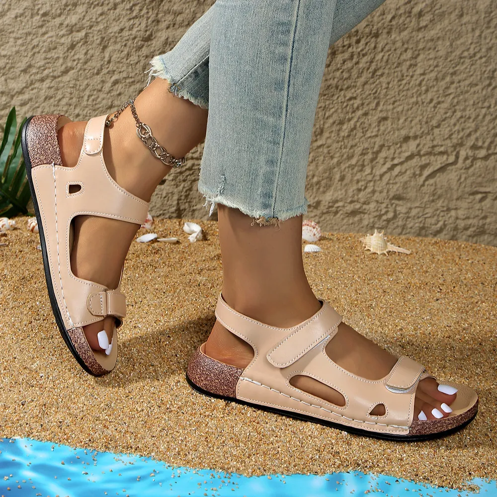 Open Toe Wedge Sandals, image 6