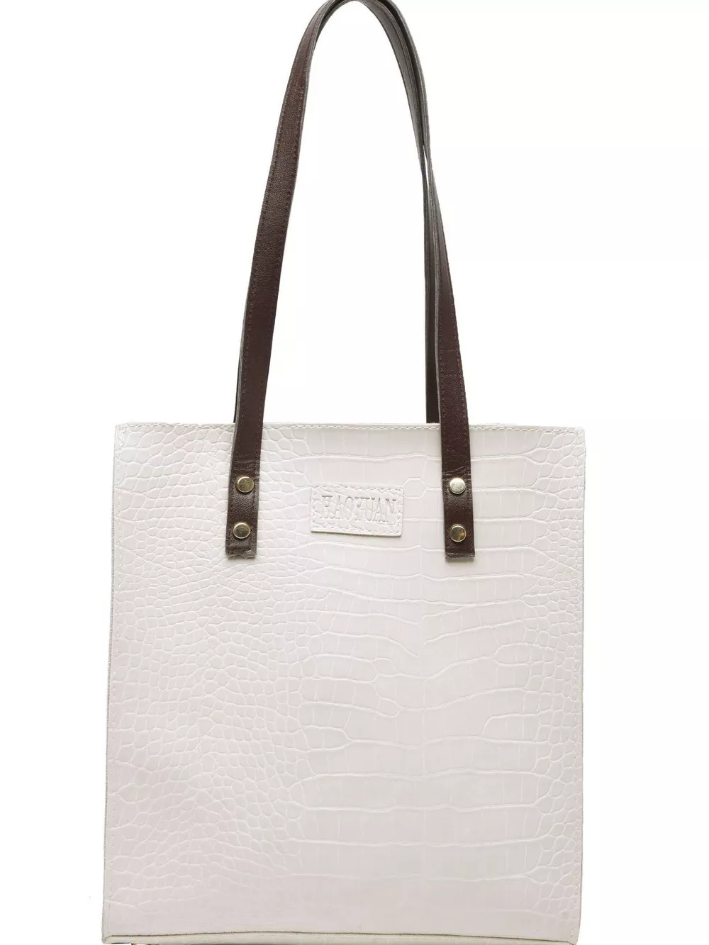 Leather Tote Shoulder Bag, image 4