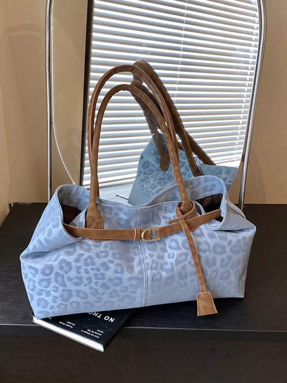 Leopard Print Handbag, image 8