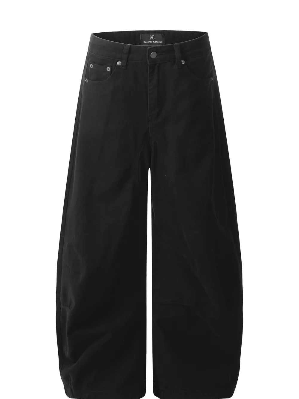 Men's Wide Leg Washed Jeans