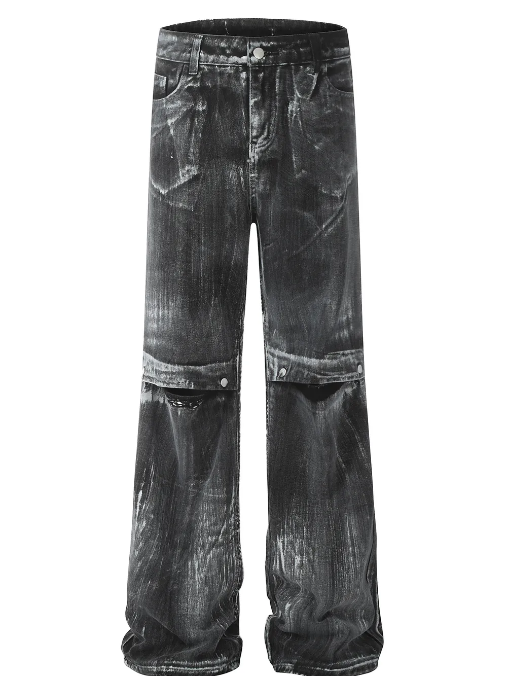Men's Wide Leg Baggy Jeans