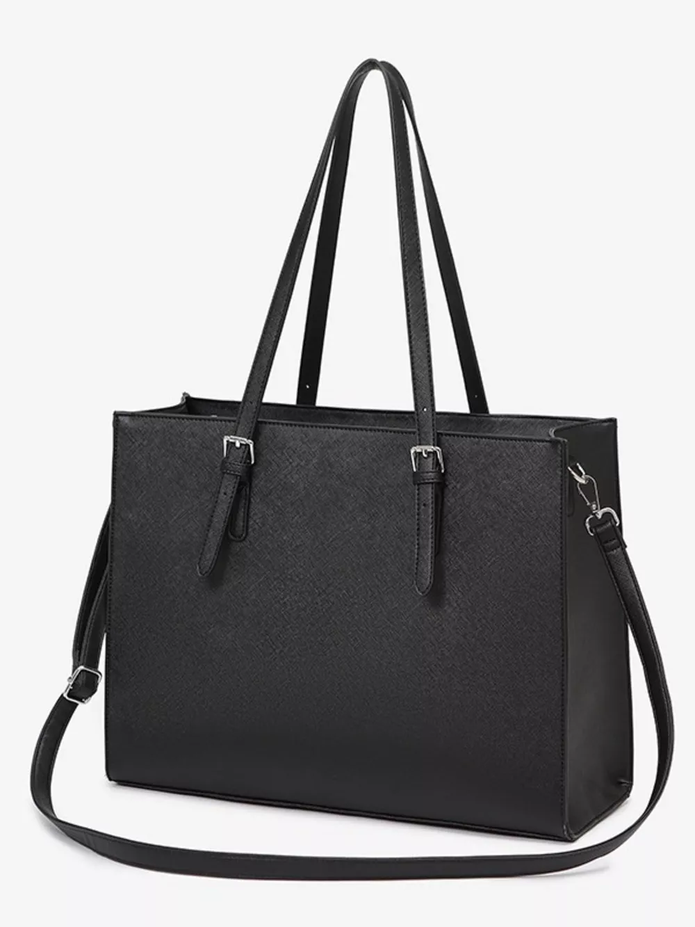 Minimalist PU Leather Tote Bag, image 7