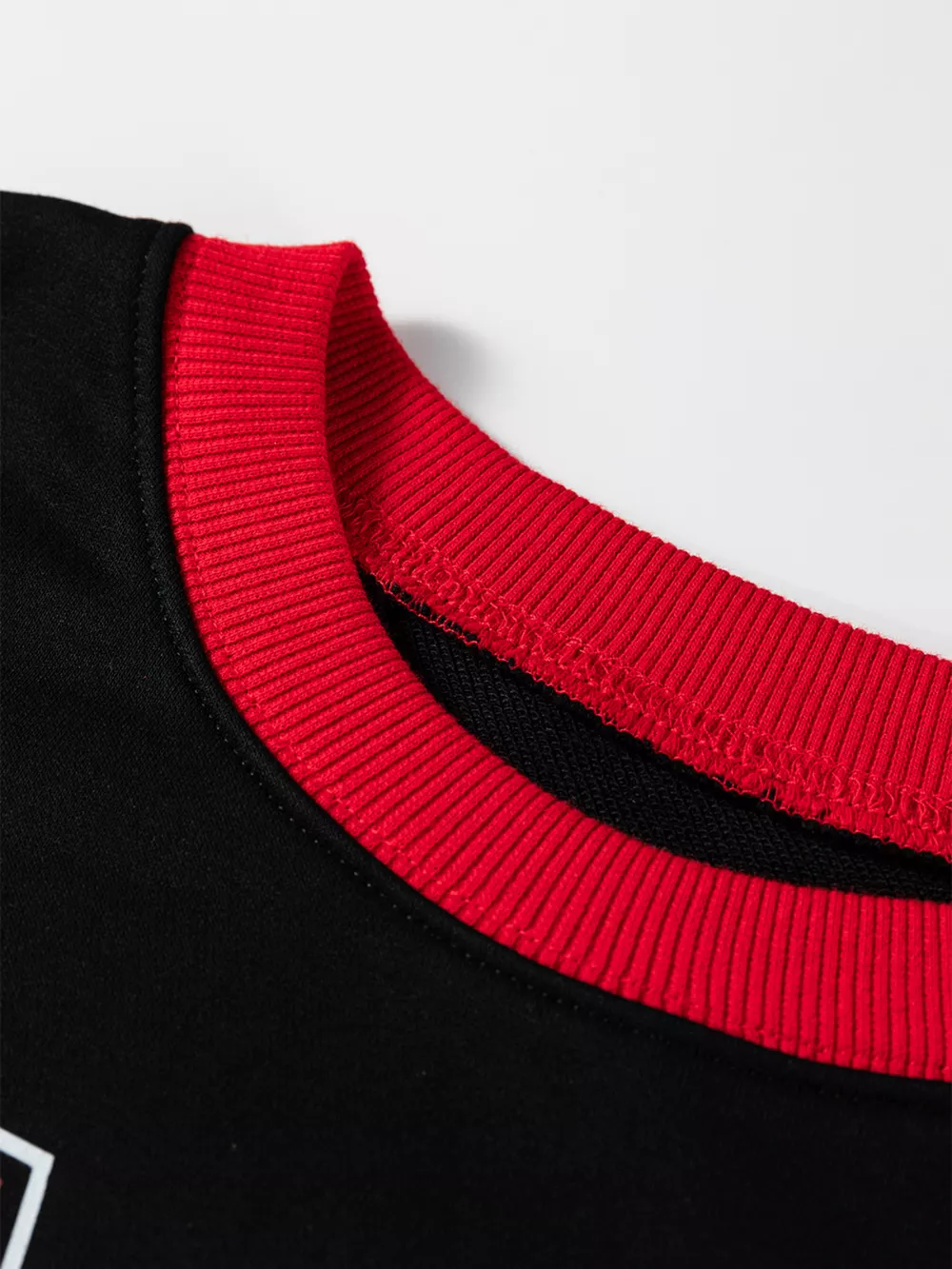 GAME DAY Letter Graphic Varsity Striped Detail Baggy Sweatshirt, image 6