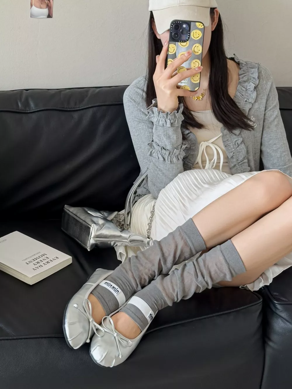 Sheer Leg Warmer Style Socks, image 3