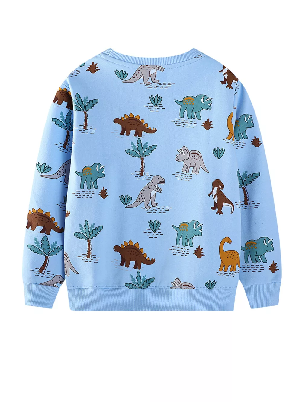 Children's Dinosaur Print Crew Neck Sweatshirt, image 3