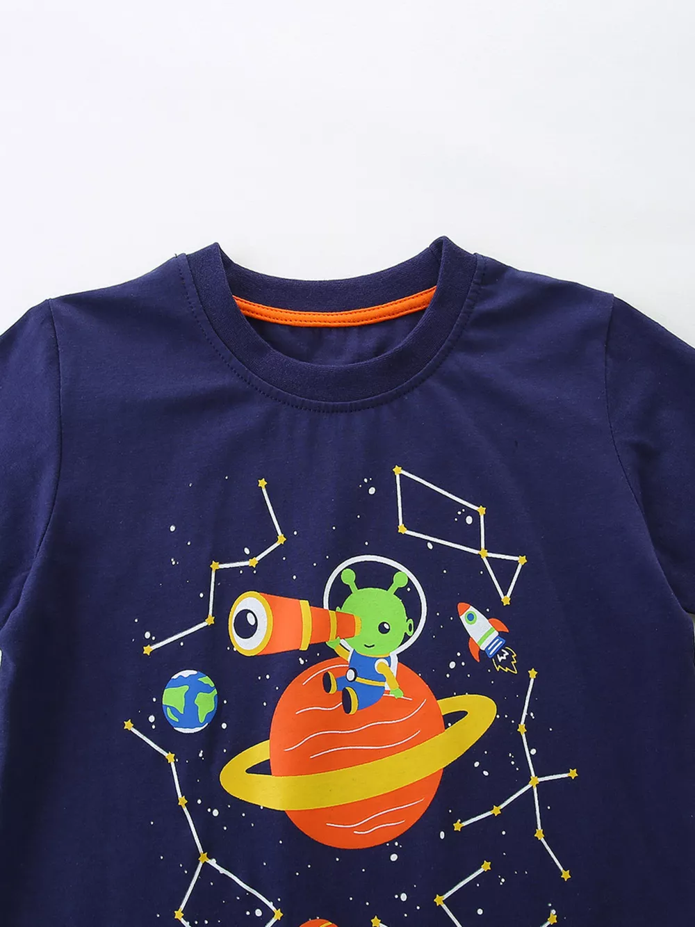 Children's Astronaut Graphic Tee & Shorts Set, image 3