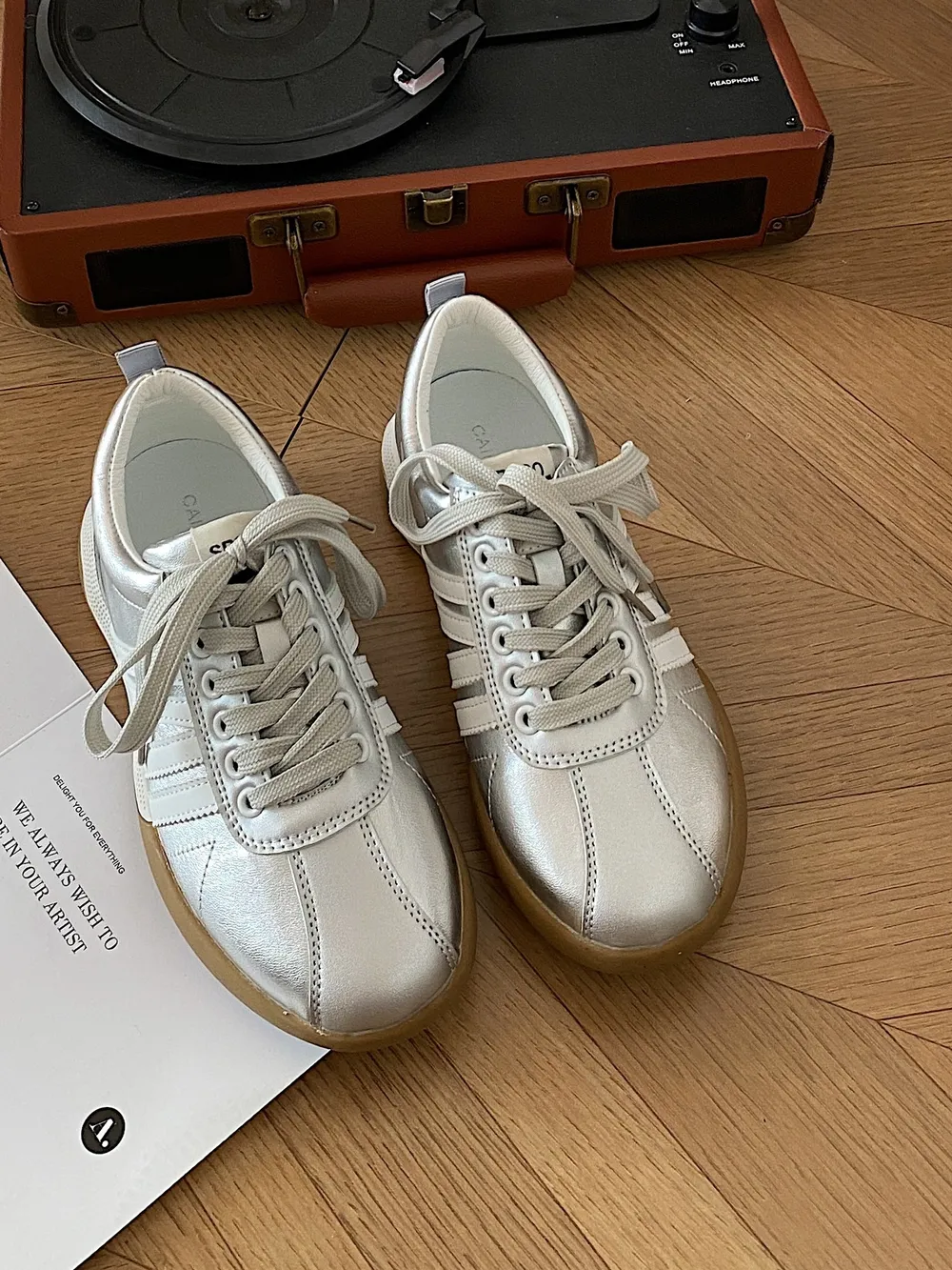 Striped Lace Up Sneakers, image 10