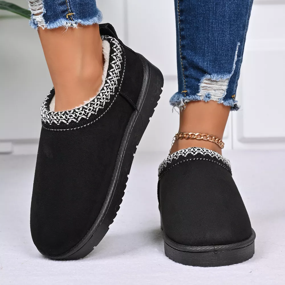 Round Toe Platform Ankle Boots, image 3