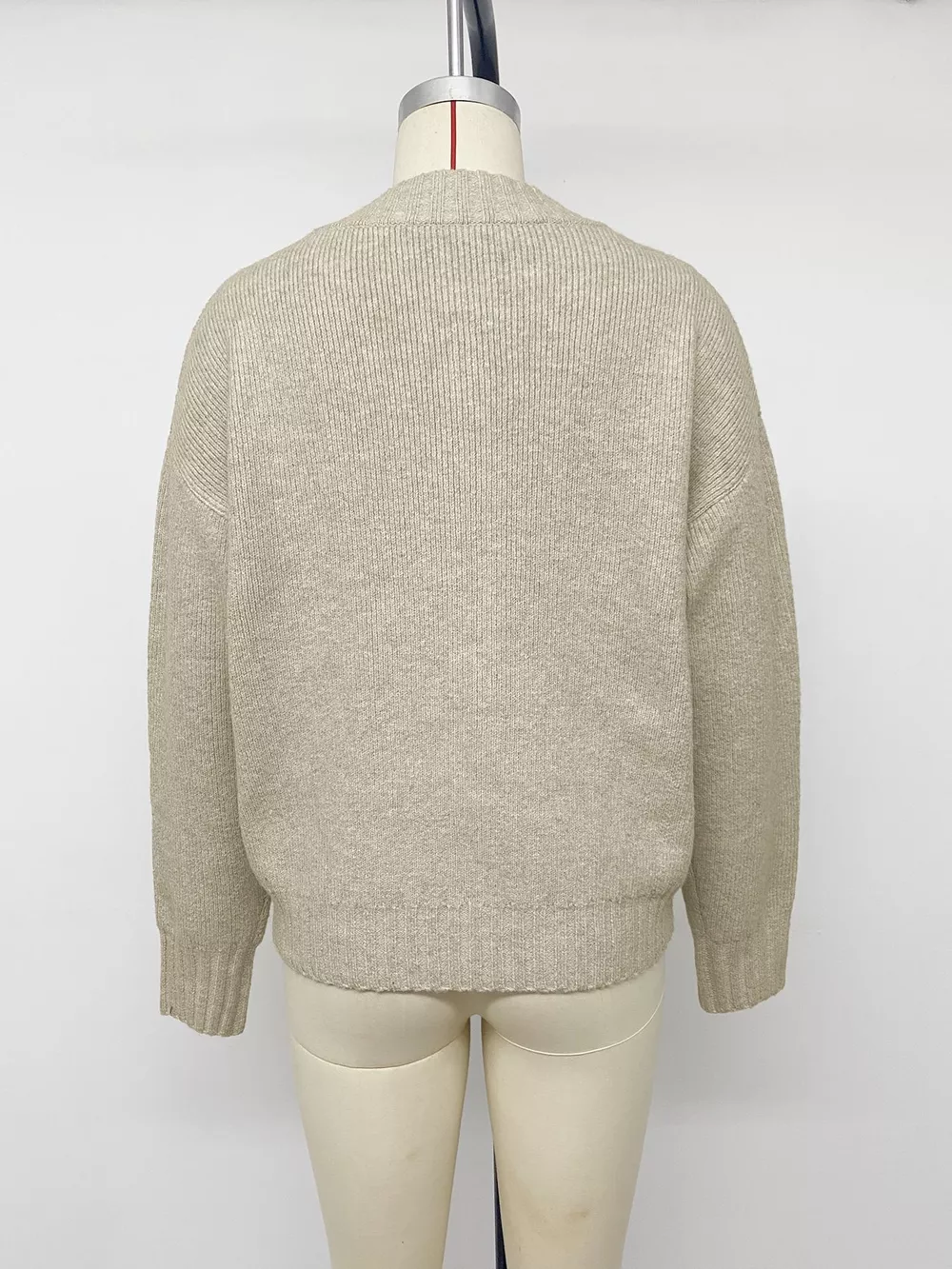Zip-Up Dropped Shoulder Cardigan, image 10