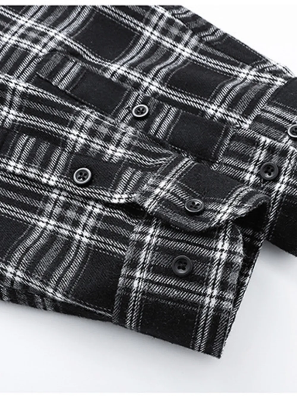 Men's Classic Plaid Button Up Shirt, image 6