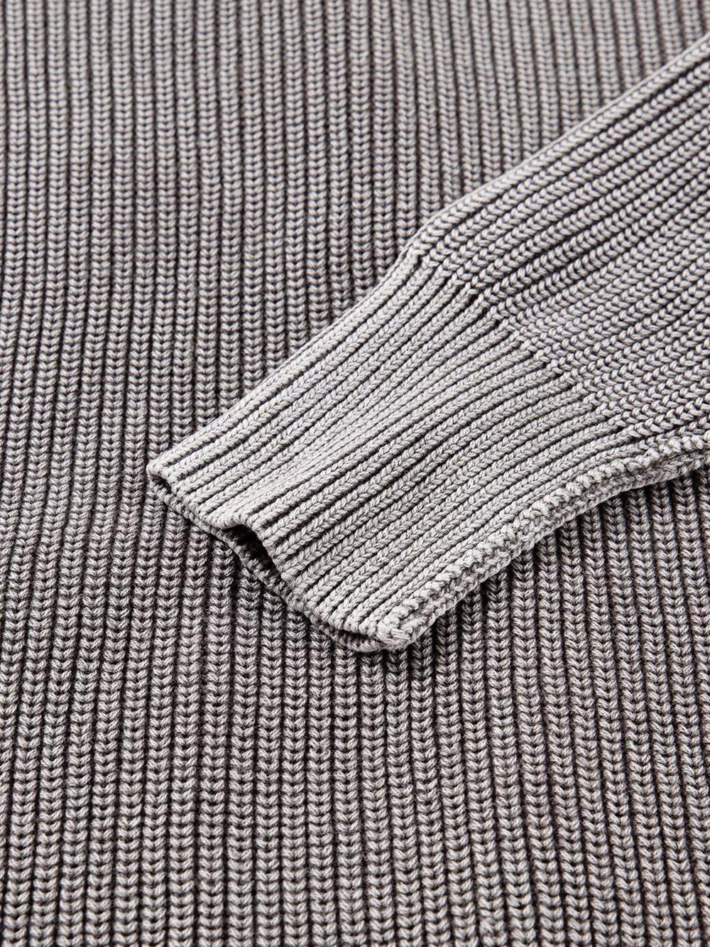Mineral Wash Exposed Seam Patchwork Knit Open Sweater Cardigan, image 8