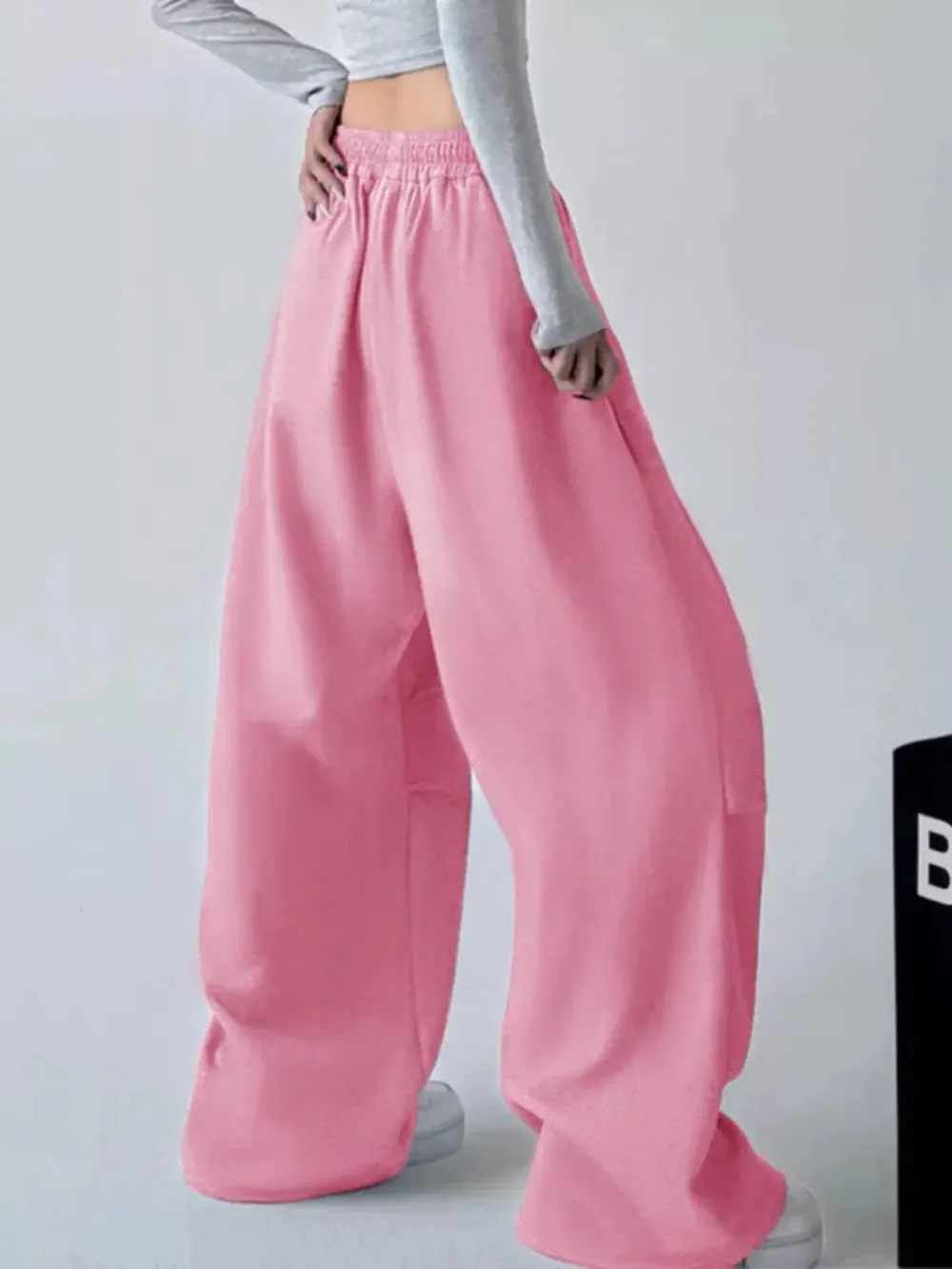 Oversized Wide Leg Drawstring Pants, image 13