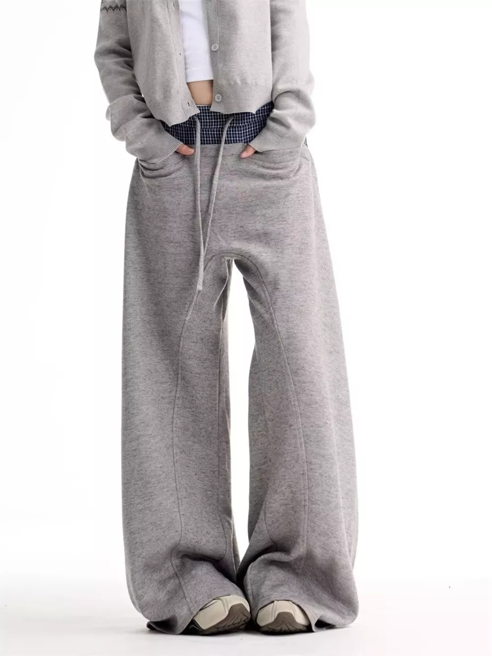 Men's Wide Leg Drawstring Pants