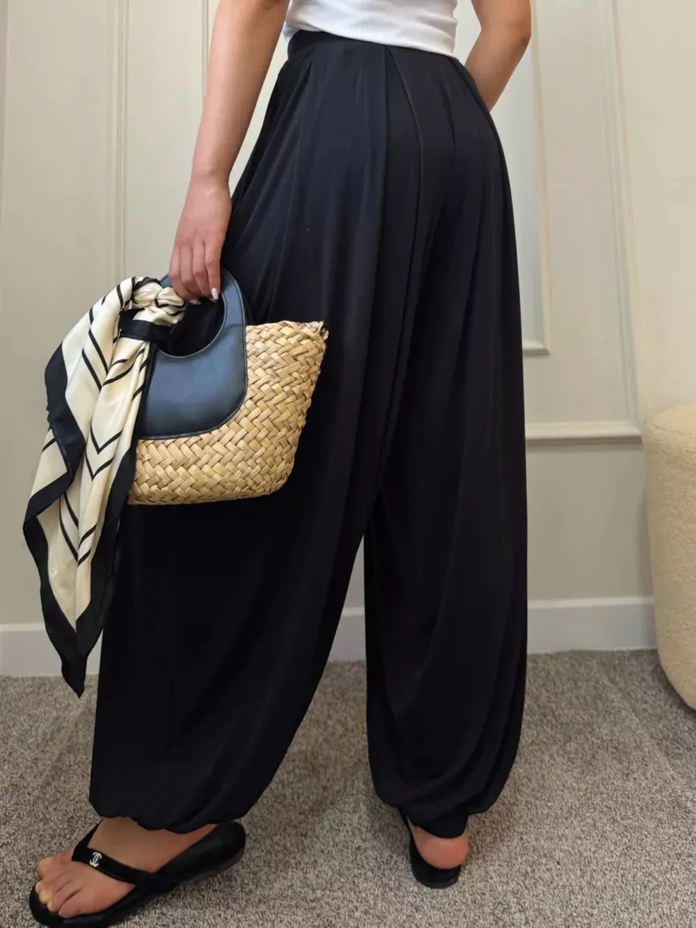 High-Waisted Wide-Leg Pants, image 6
