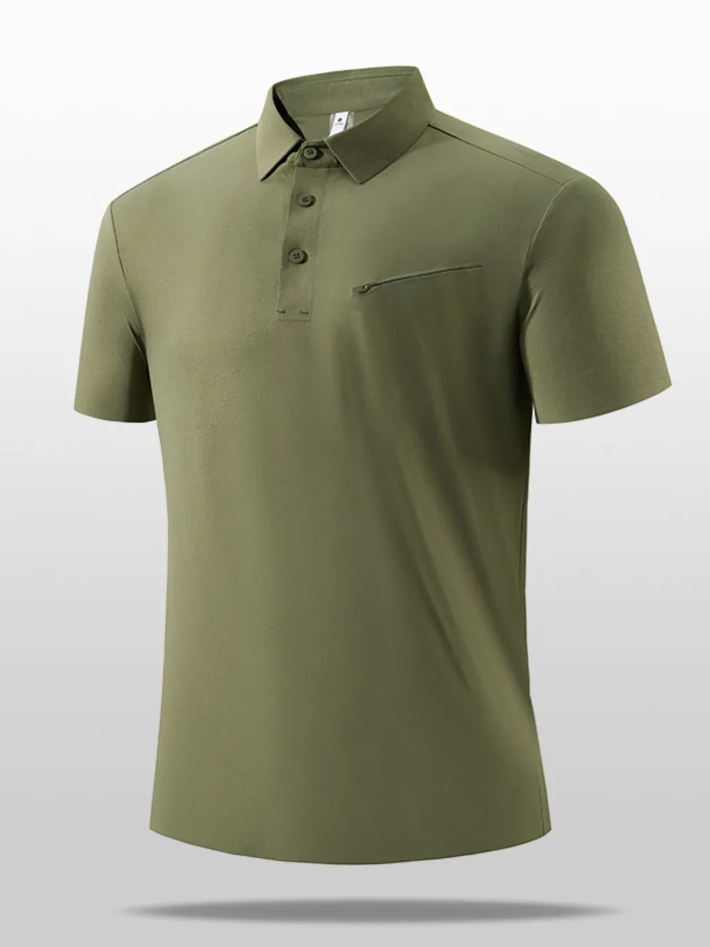 Men's Plus Size Button Detail Short Sleeve Polo