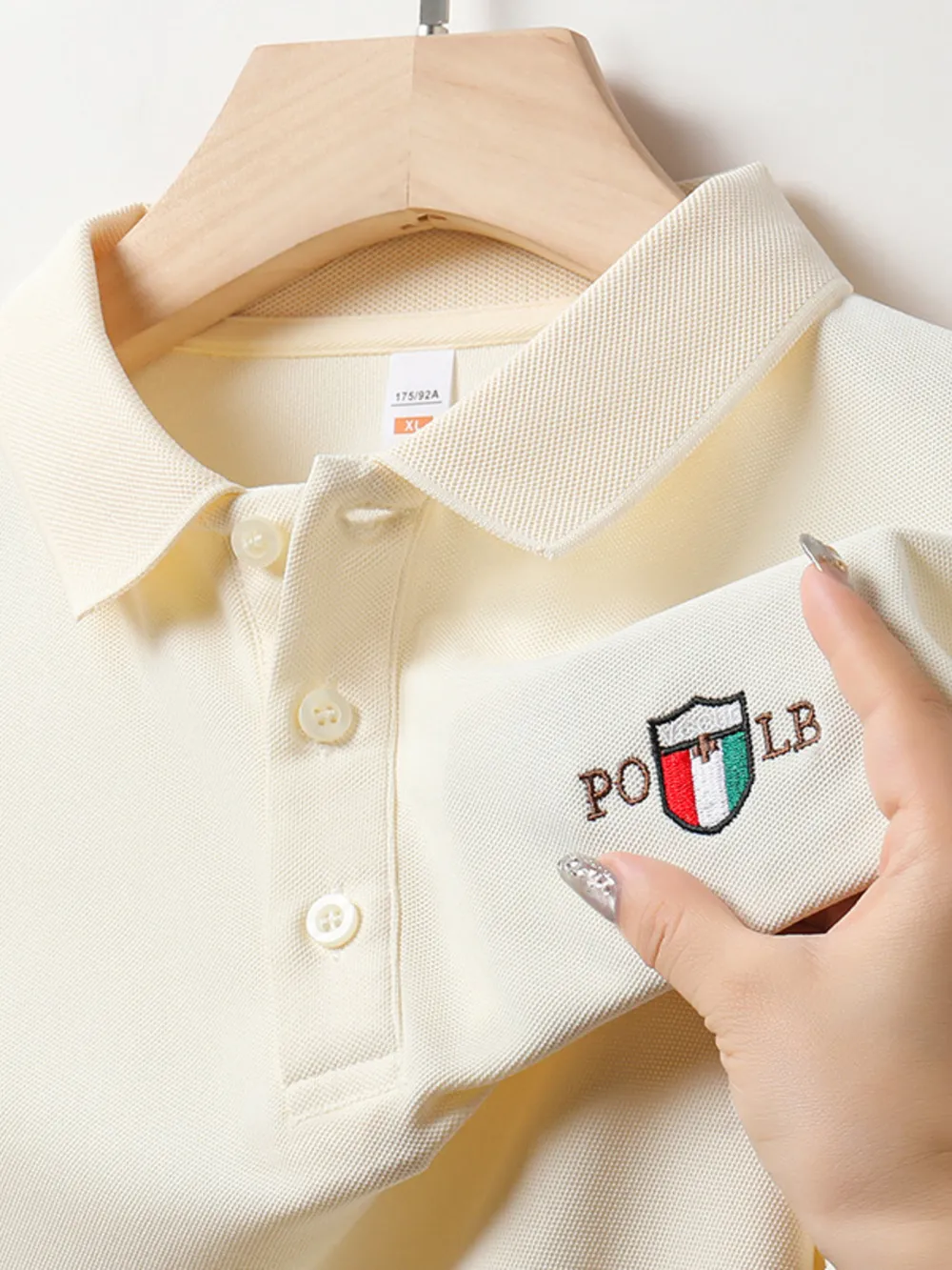 Men's Plus Size Classic Short Sleeve Polo Shirt, image 3