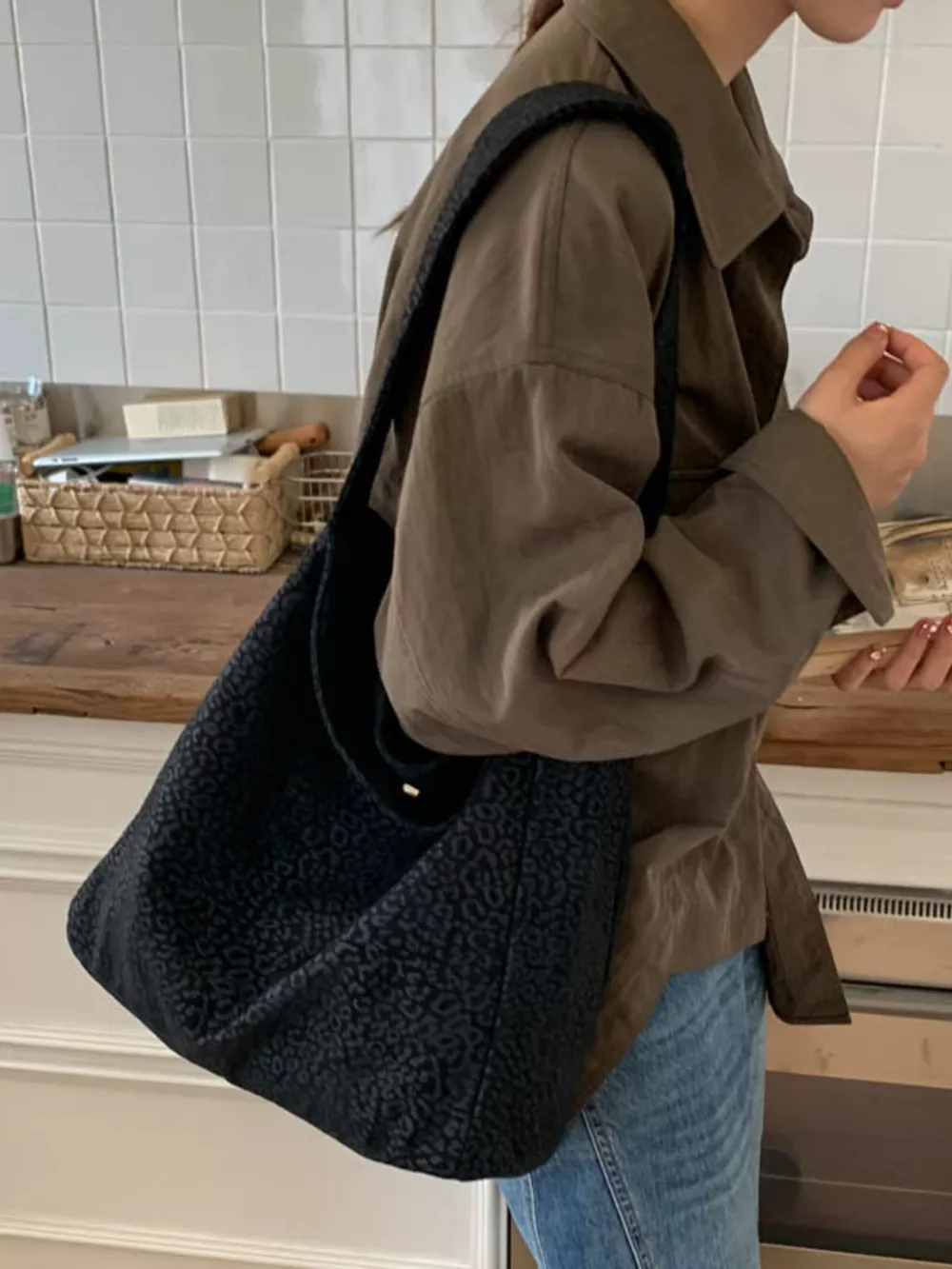 Leopard Print Tote Bag