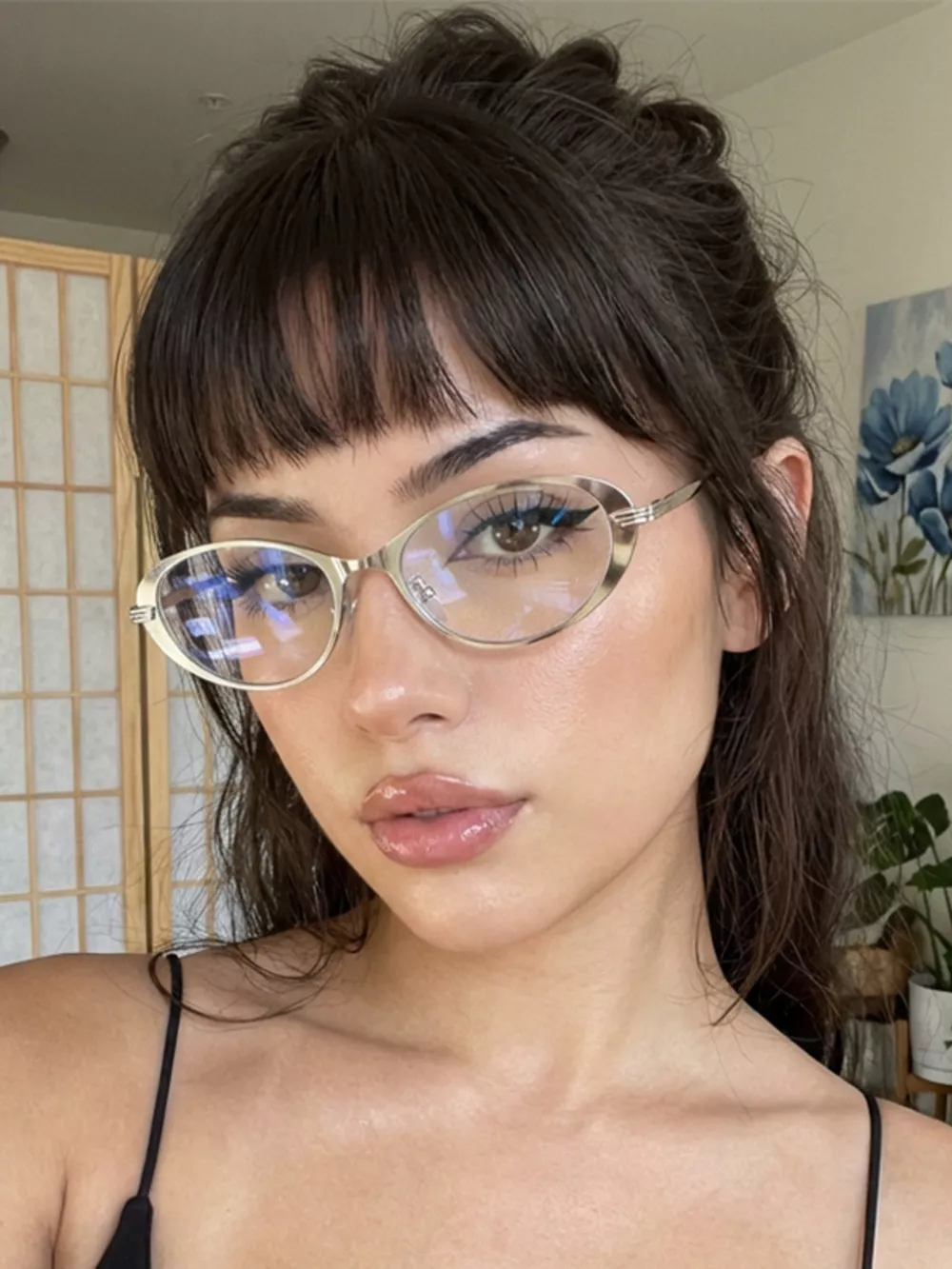 Vintage Oval Retro Sunglasses, image 4