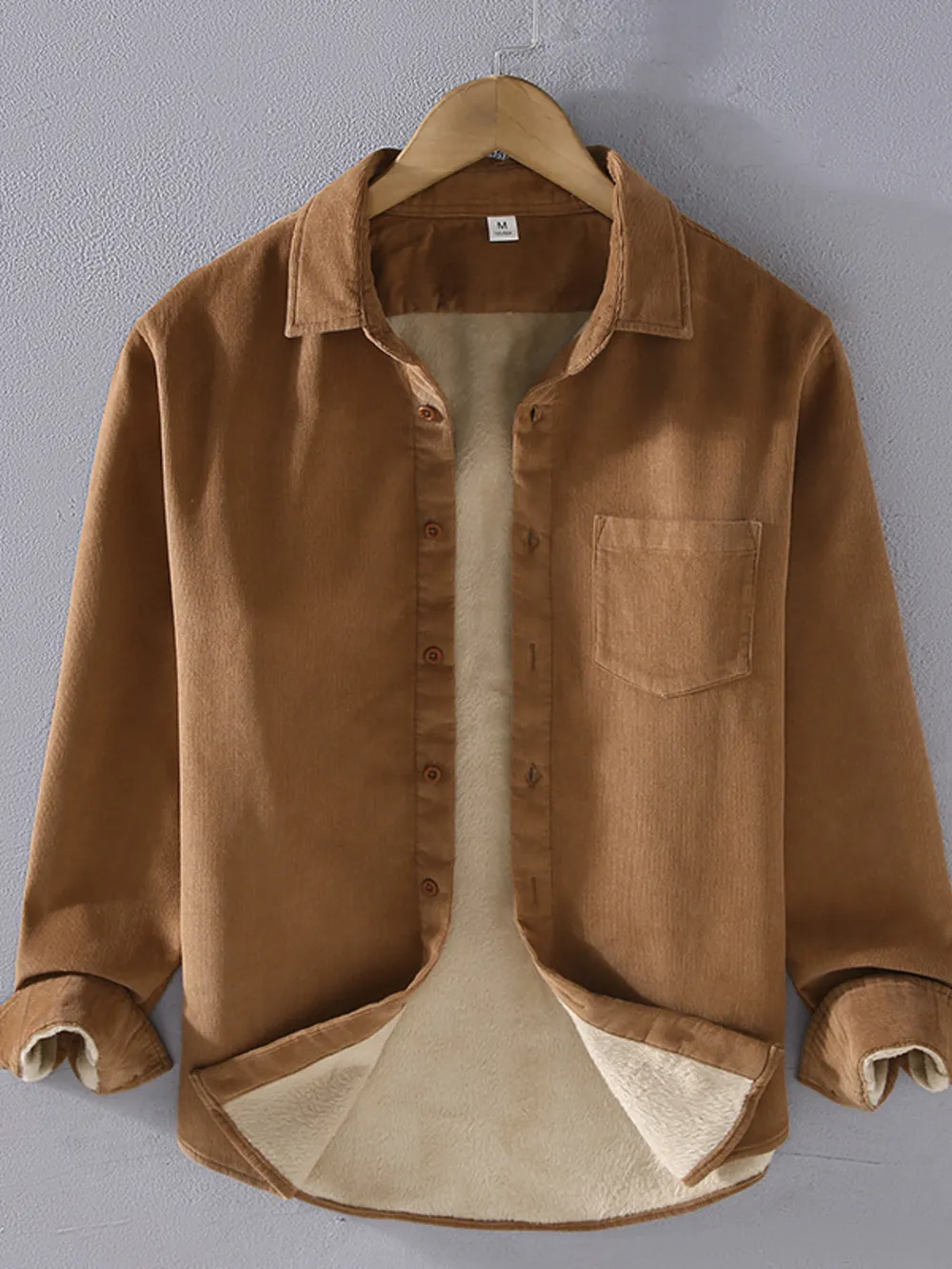 Men's Plus Size Button Up Long Sleeve Shirt, image 9