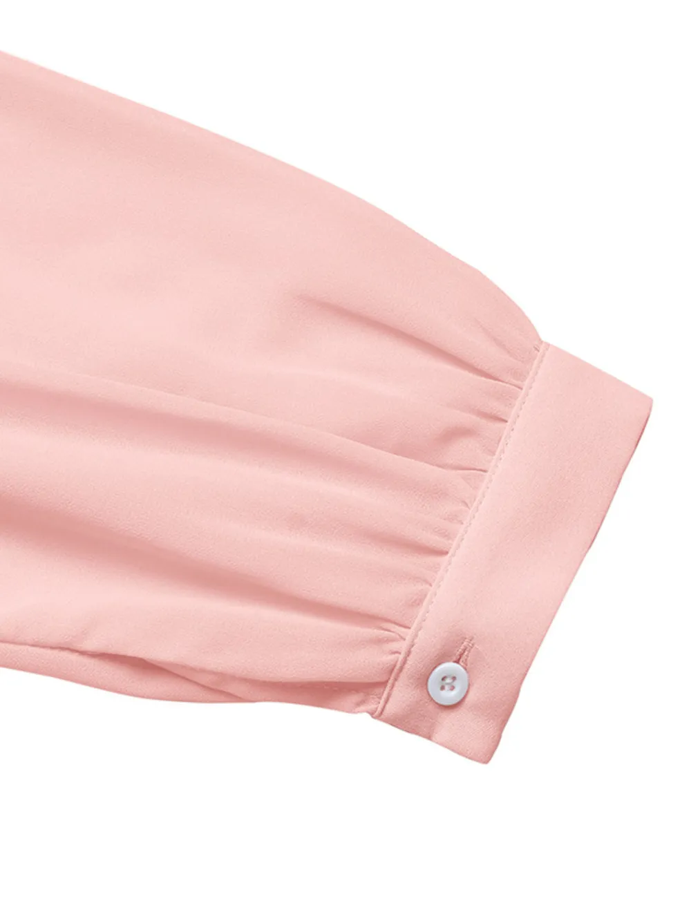 Flower Surplice Long Sleeve Blouse, image 3