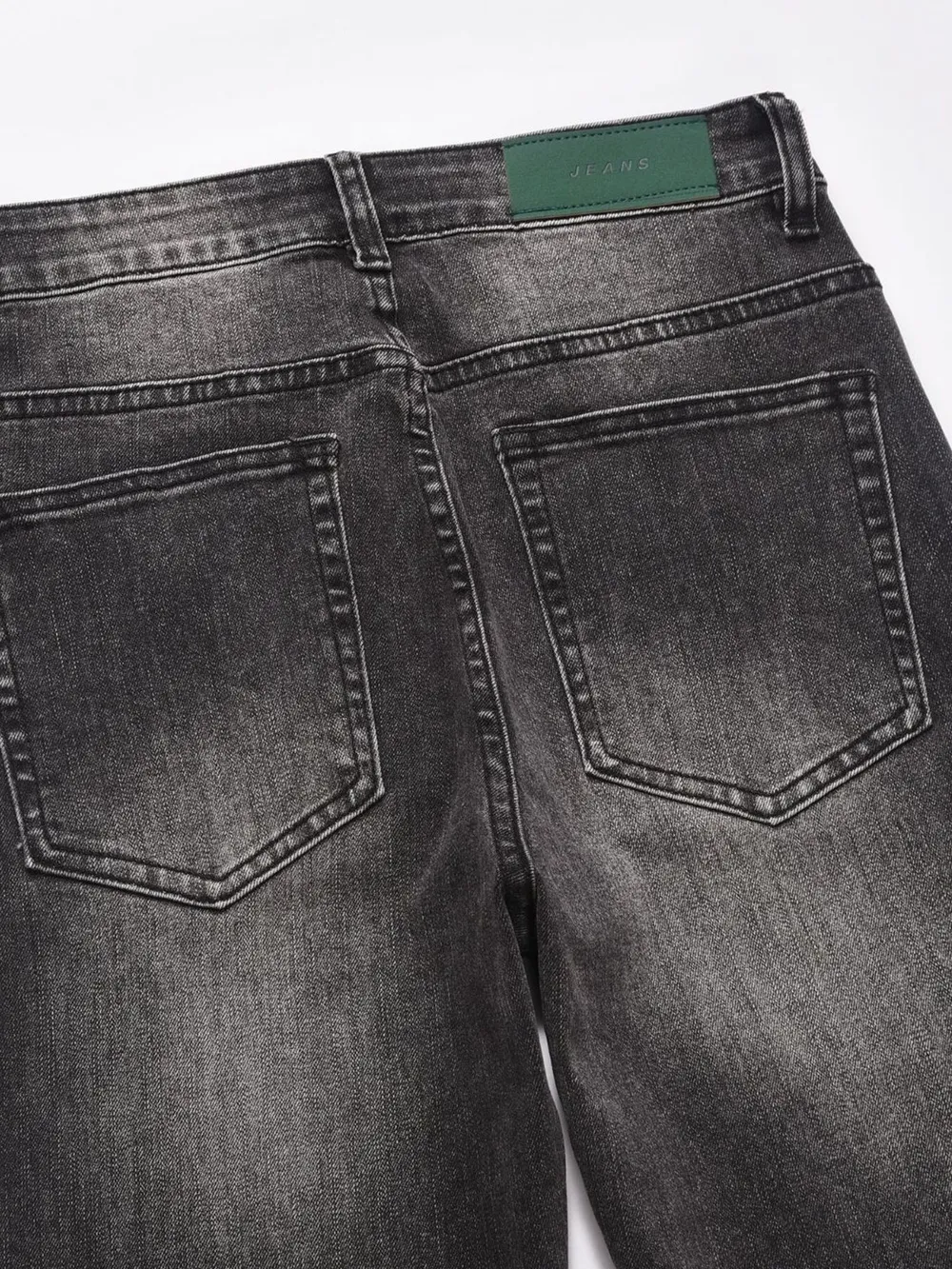 Men's Washed Straight-Leg Jeans, image 5