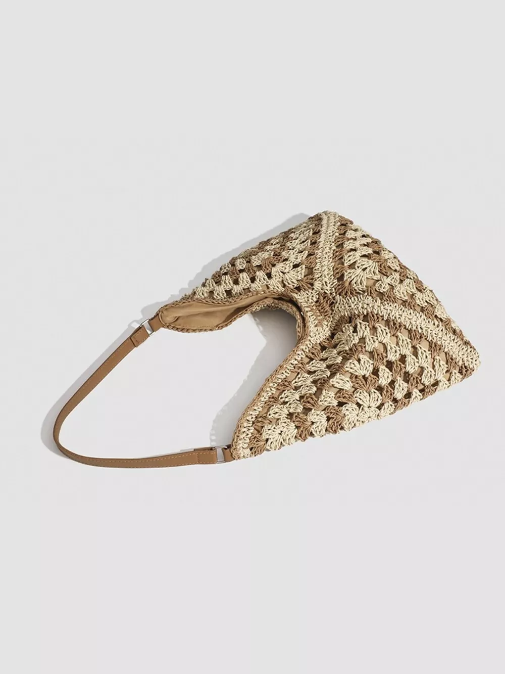 Crochet Knit Shoulder Bag, image 4