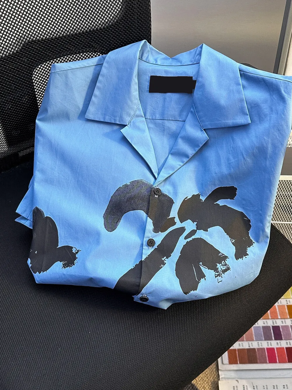 Men's Plus Size Short Sleeve Button-Up Shirt, image 6