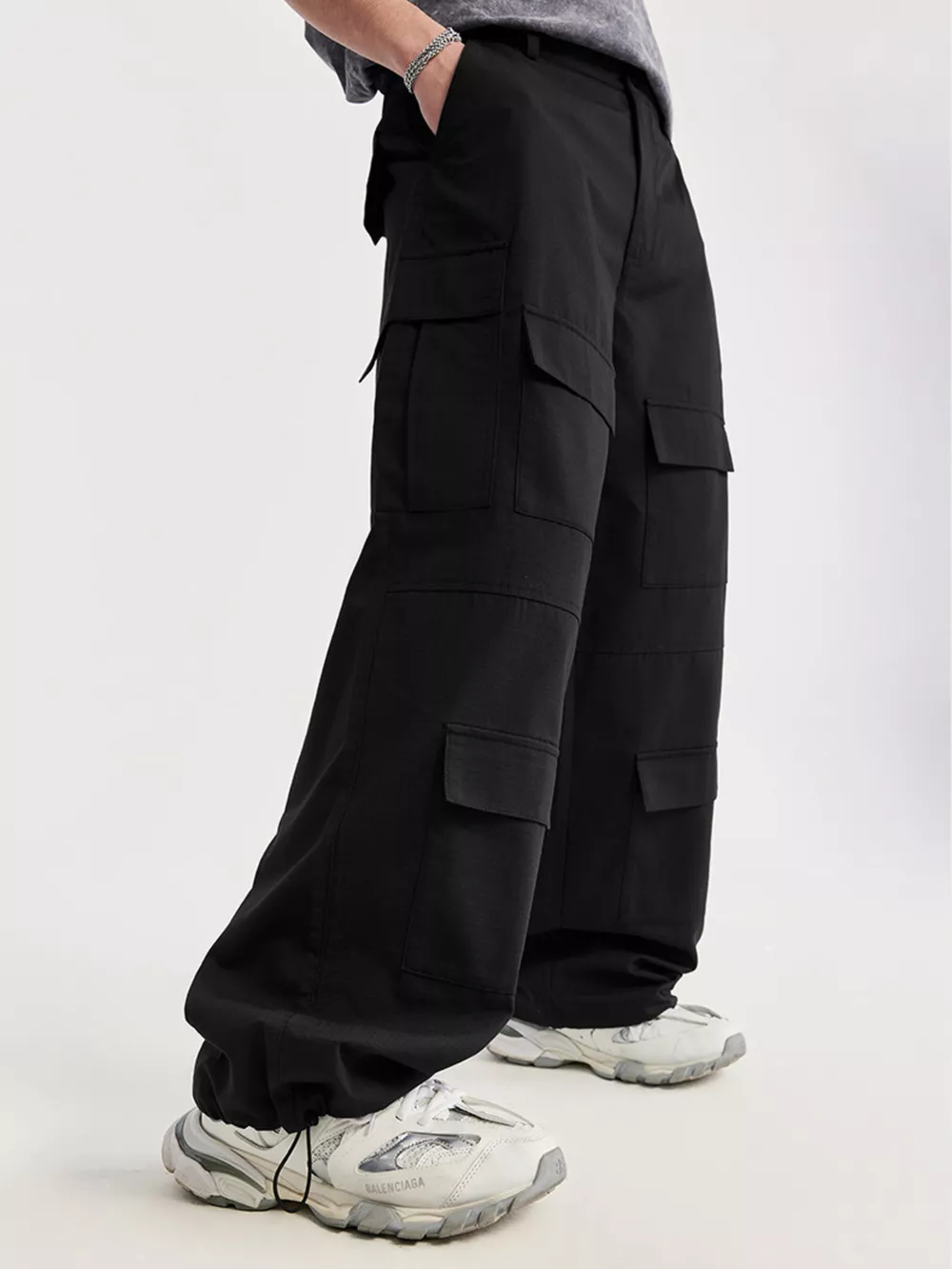 Men's Loose Fit Cargo Pants, image 5