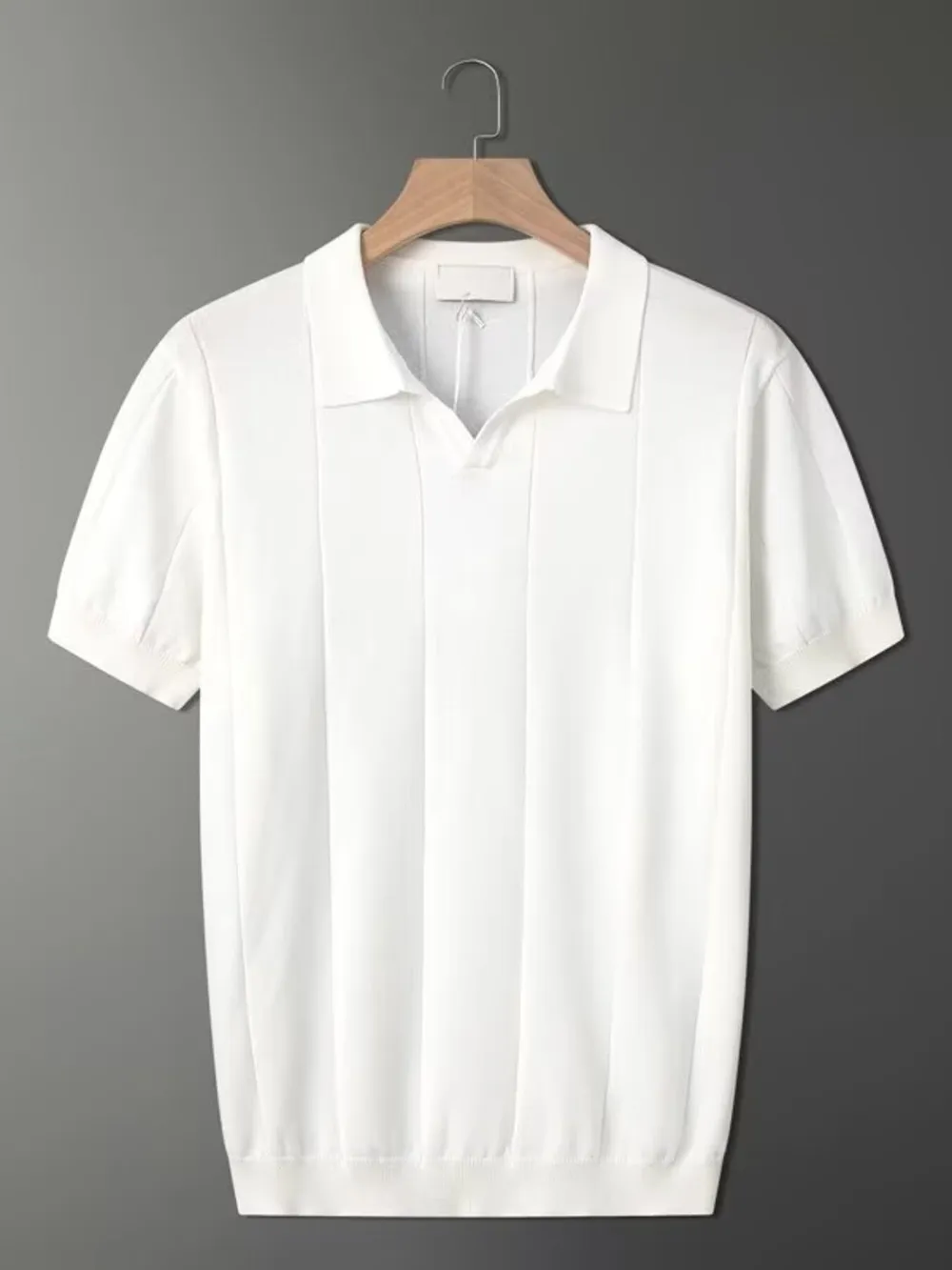 Men's Plus Size Collared Neck Short Sleeve Polo, image 10