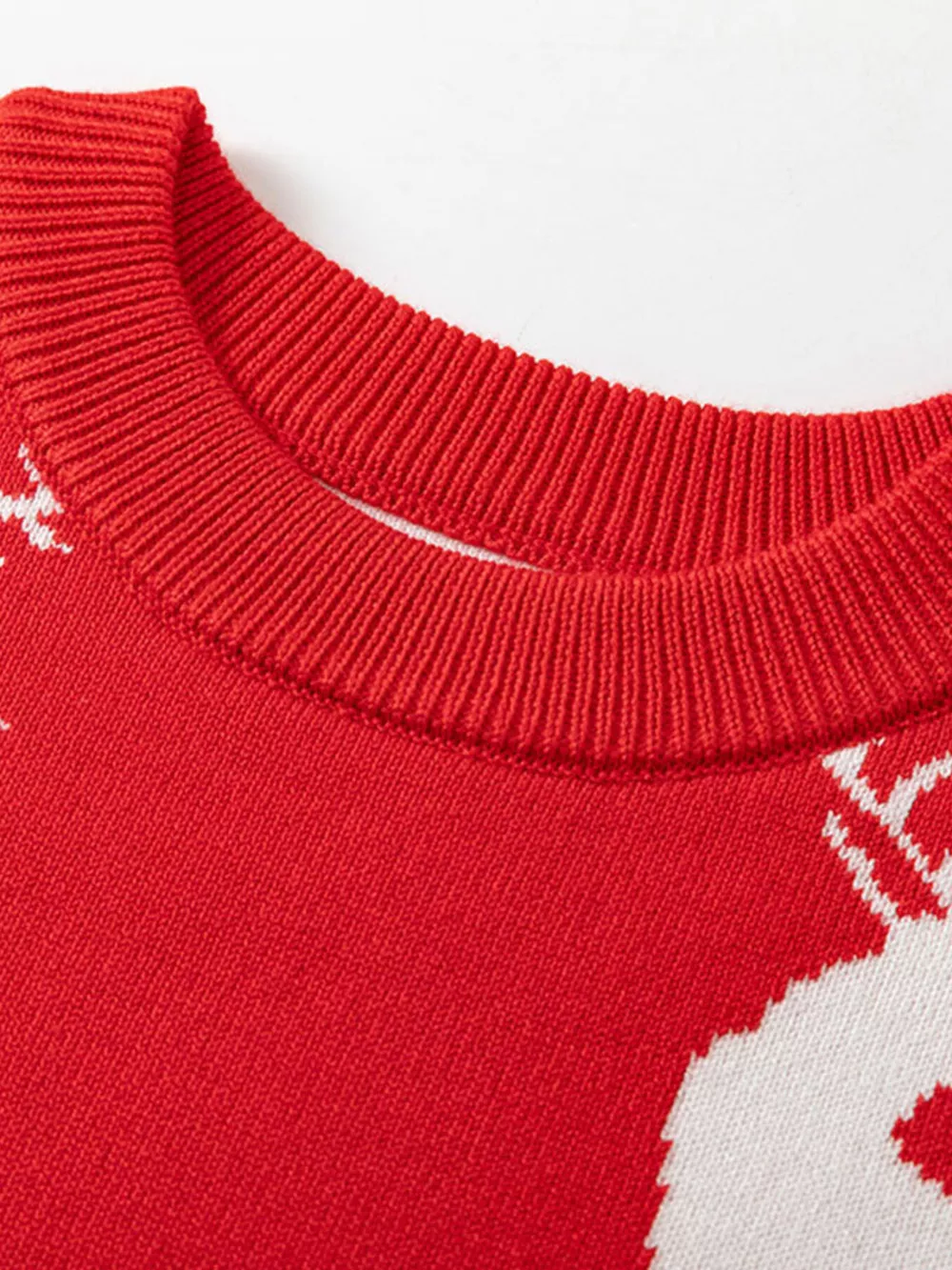 Children's Reindeer & Snowflake Knit Sweater, image 4