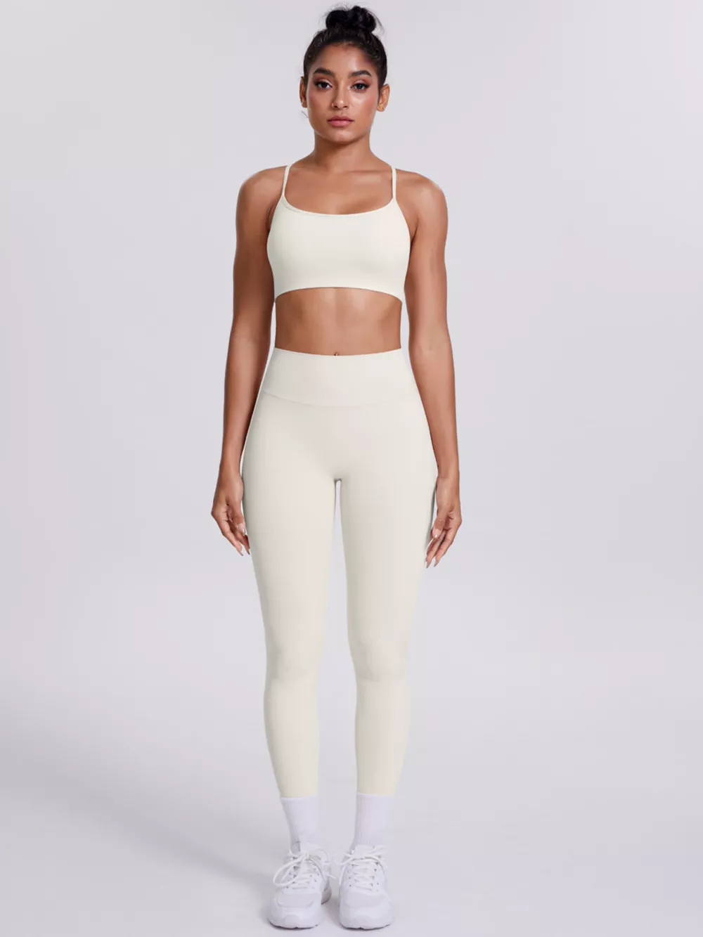 Criss-Cross Back Cami and Leggings Active Set, image 19