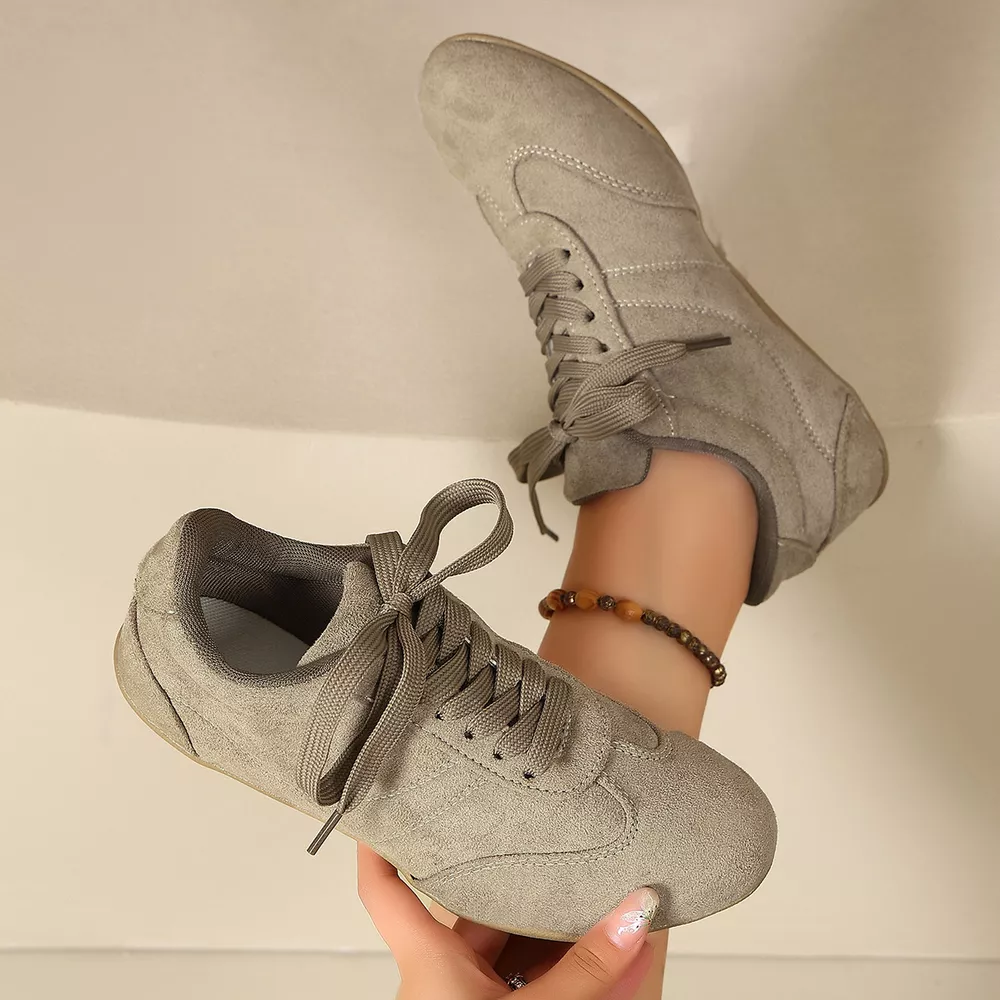 Round Toe Lace Up Sneakers, image 13