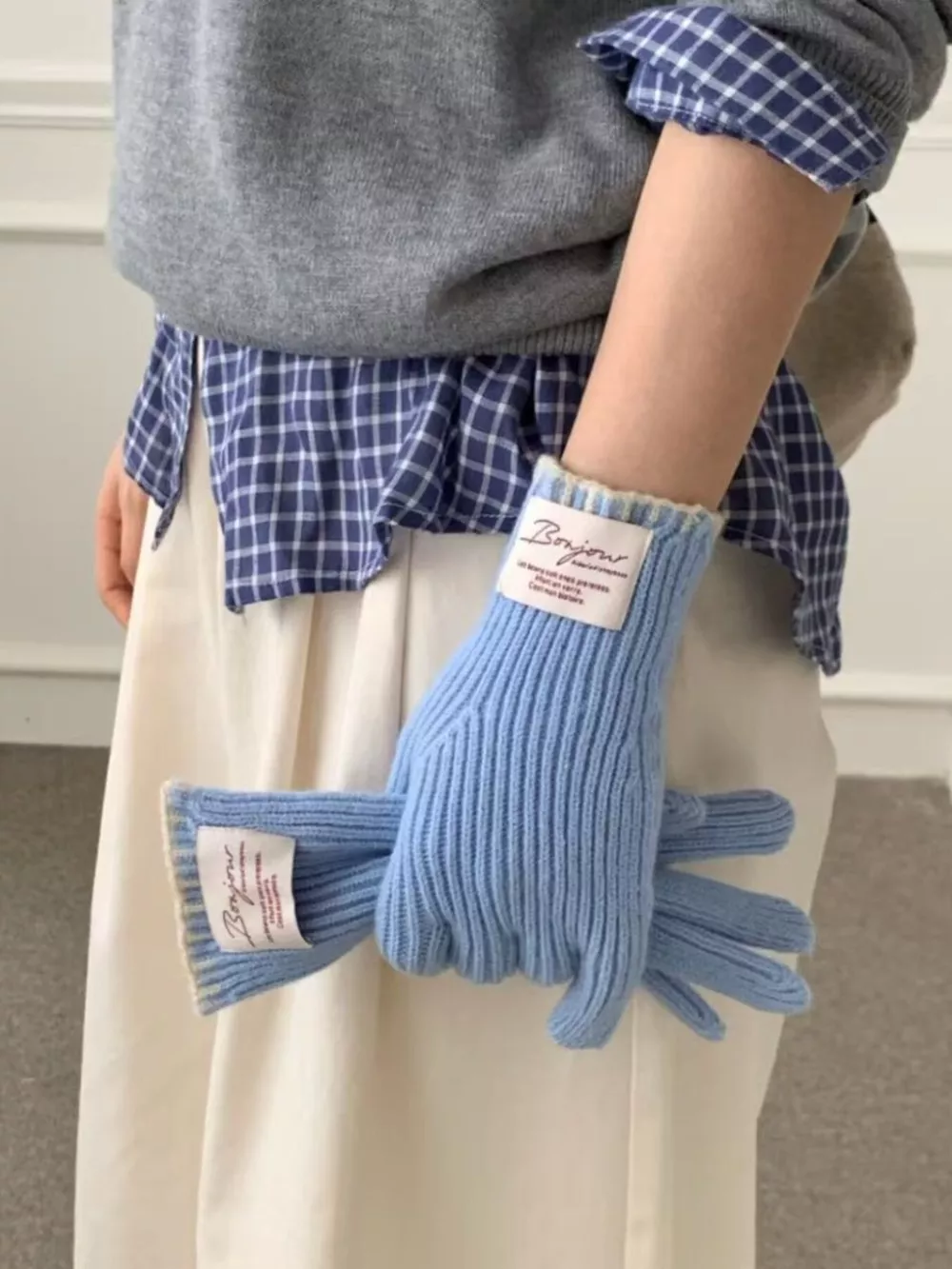 Ribbed Knit Gloves, image 9