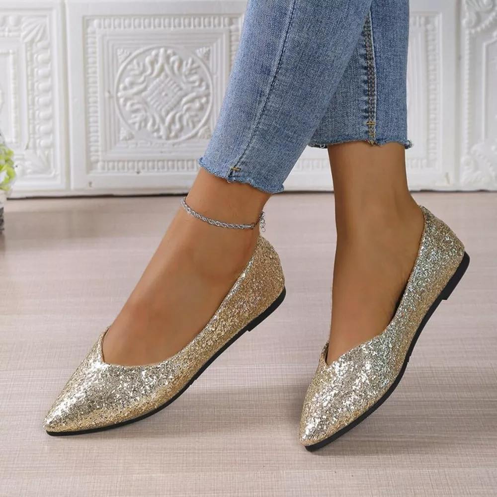 Point Toe Flats Slip-Ons, image 4