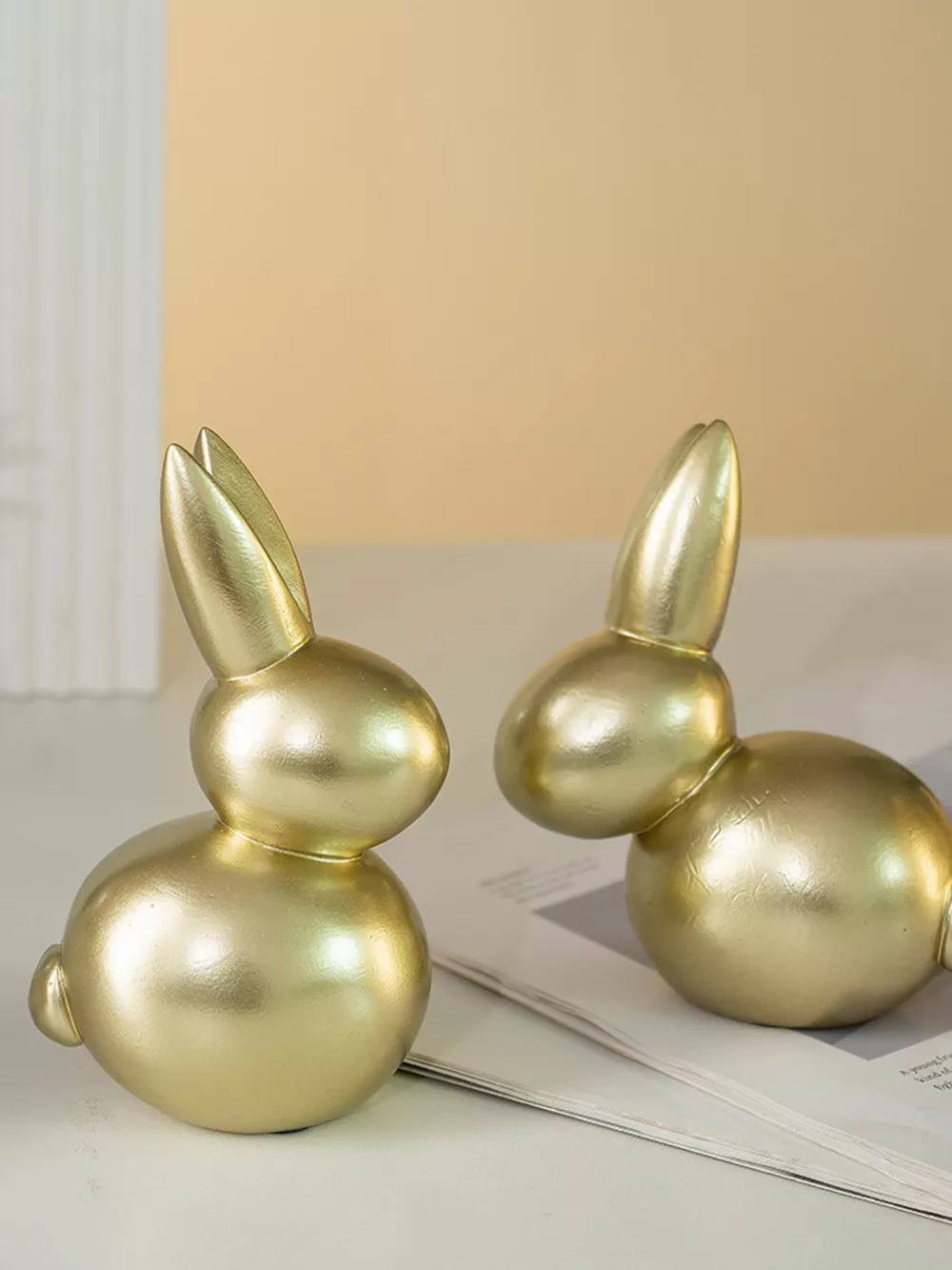 Golden Rabbit Decorative Ornament, image 4