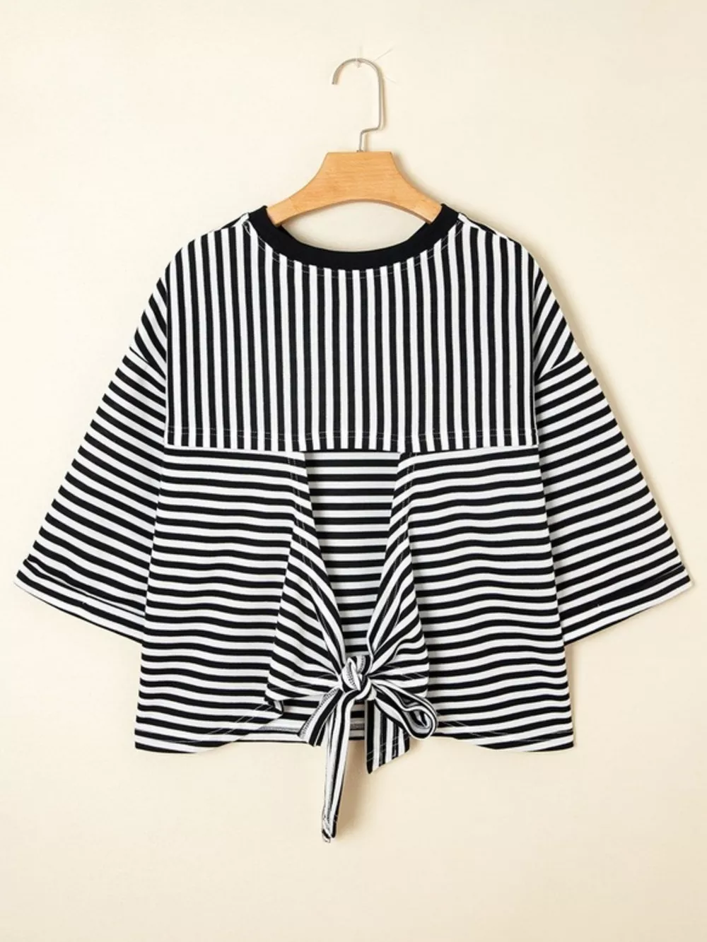 Striped Back Bow Tie T-Shirt, image 5