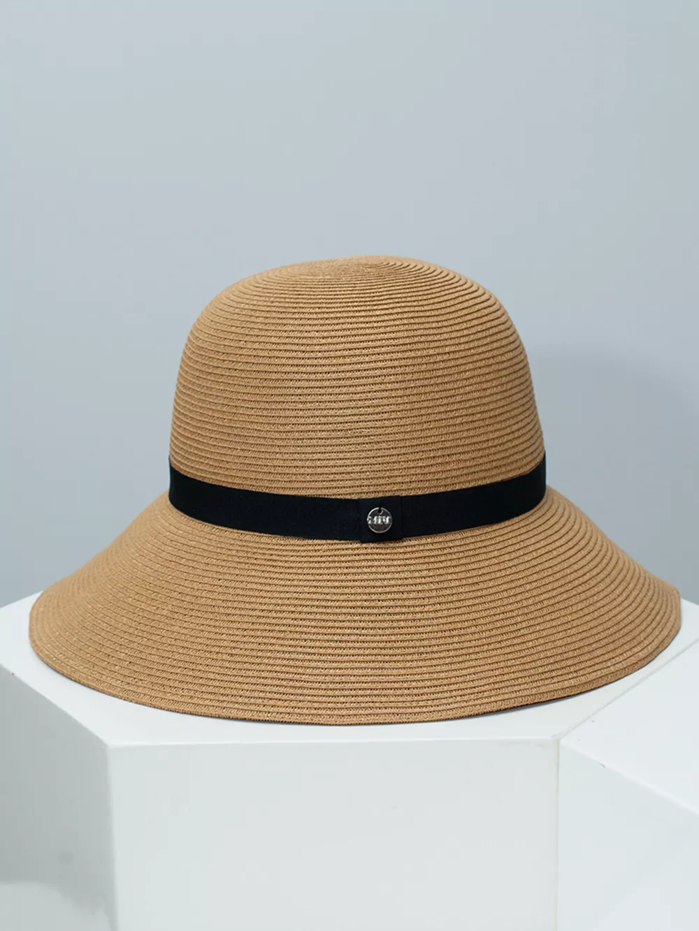 Straw Sun Hat with Ribbon, image 6
