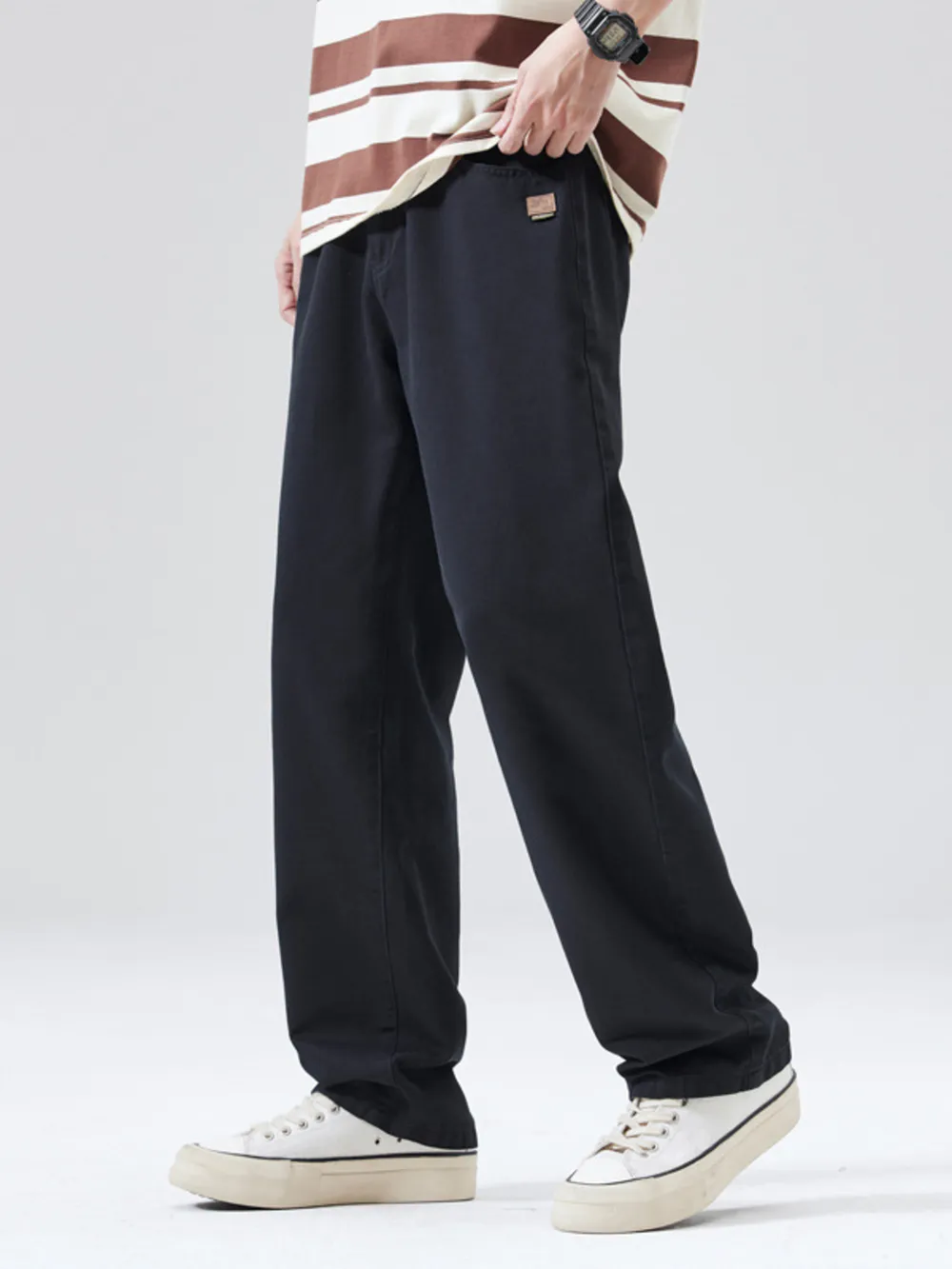 Men's Full Size Wide Leg Pants Plus Size, image 2