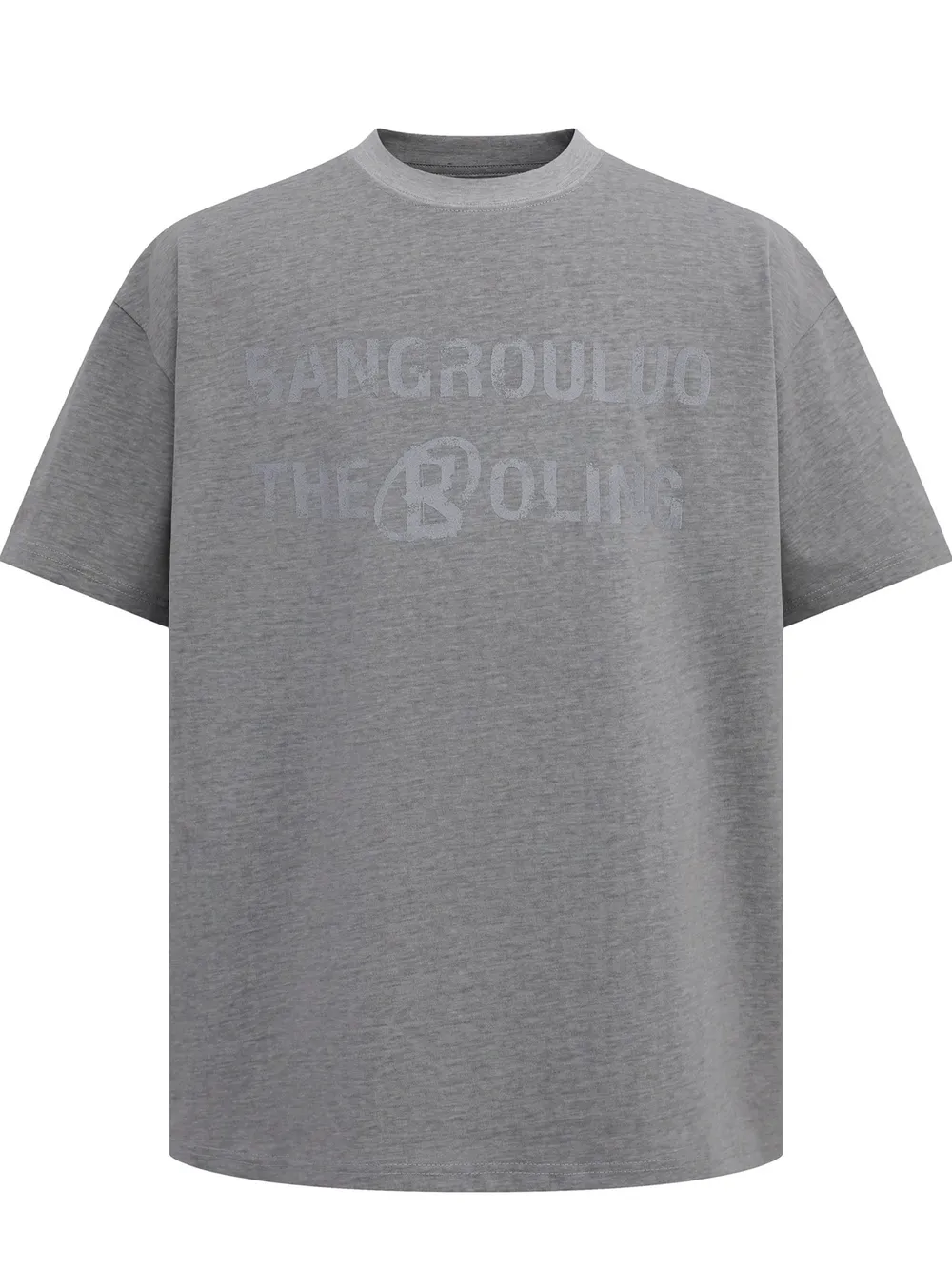 Men's Round Neck Letter Graphic T-Shirt, image 3