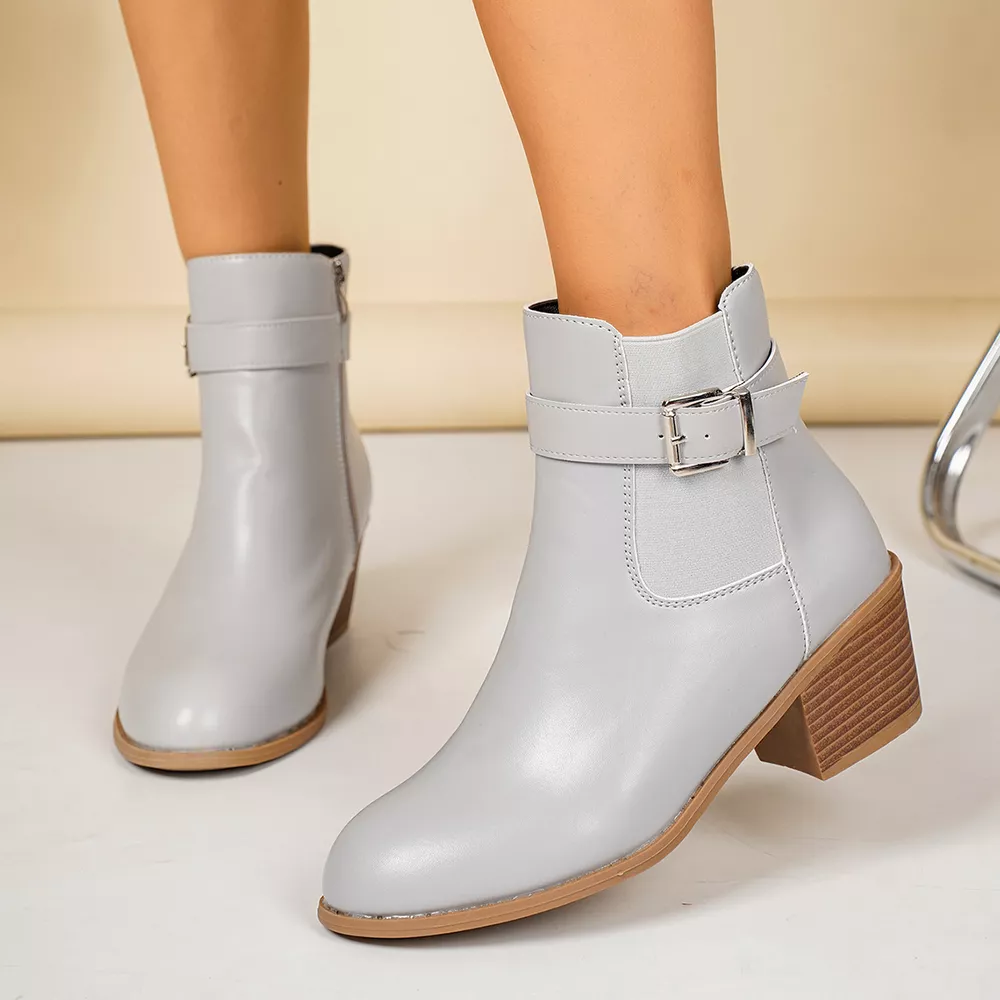 Point Toe Block Heels Boots, image 4
