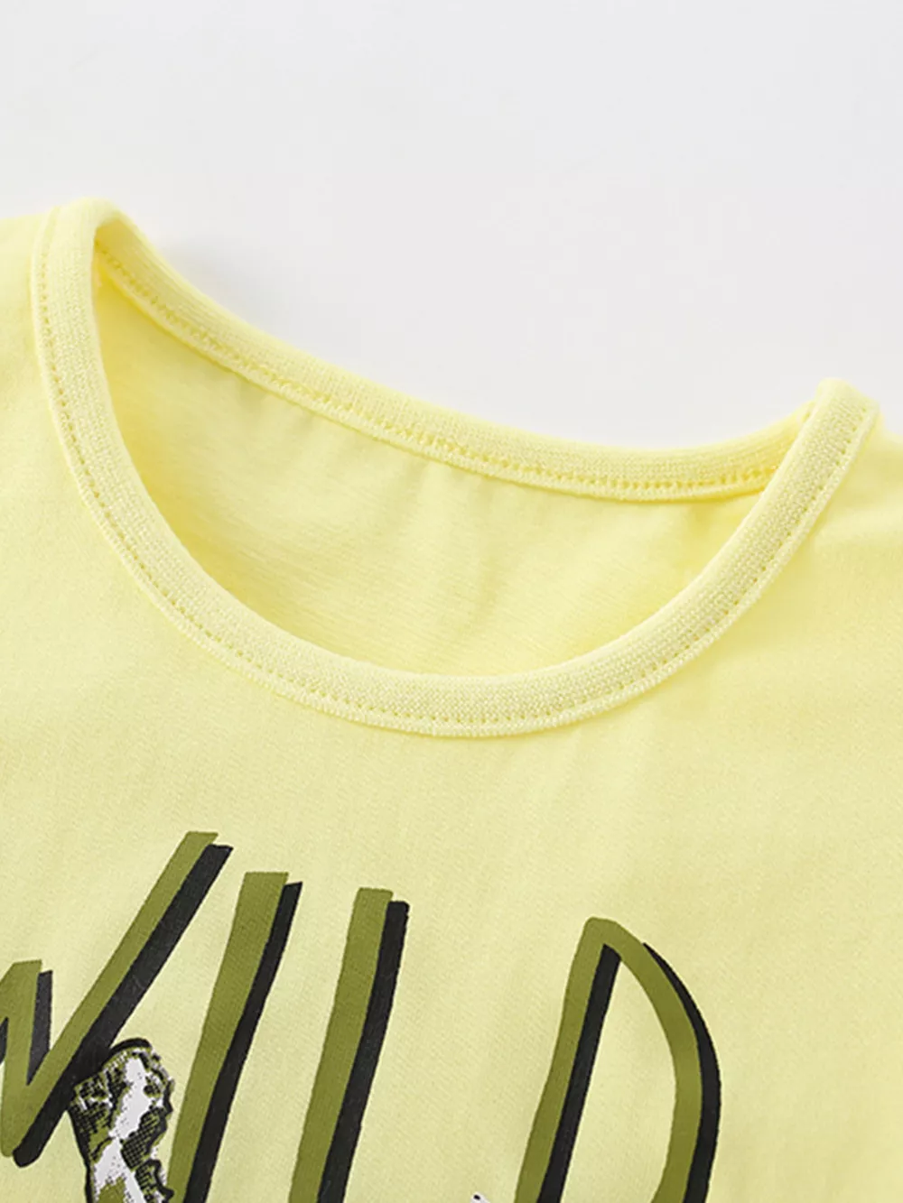 Children's Wild Crocodile Graphic Short Sleeve T-Shirt, image 2